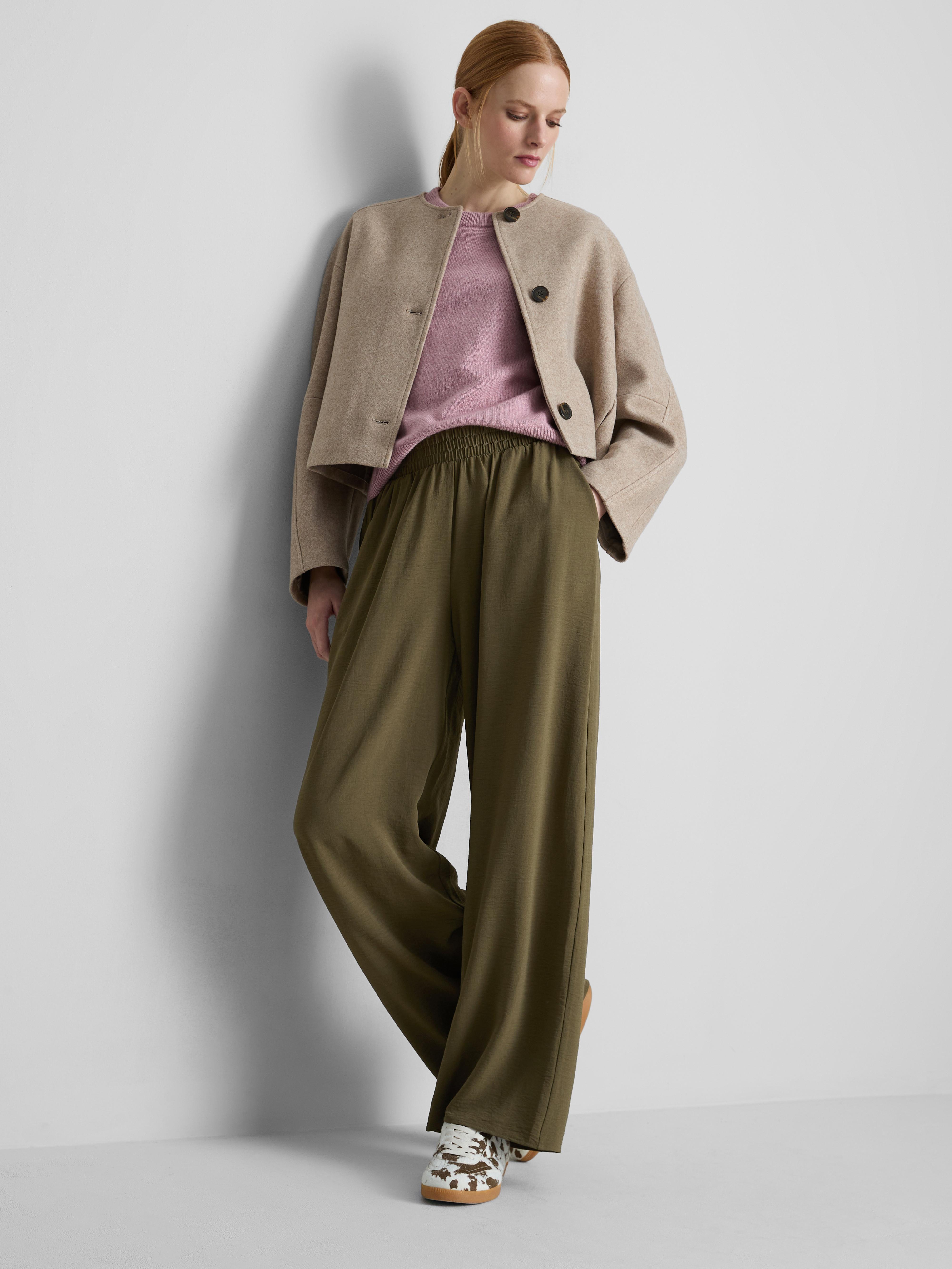 Marlene-Hose mit elastischem Bund