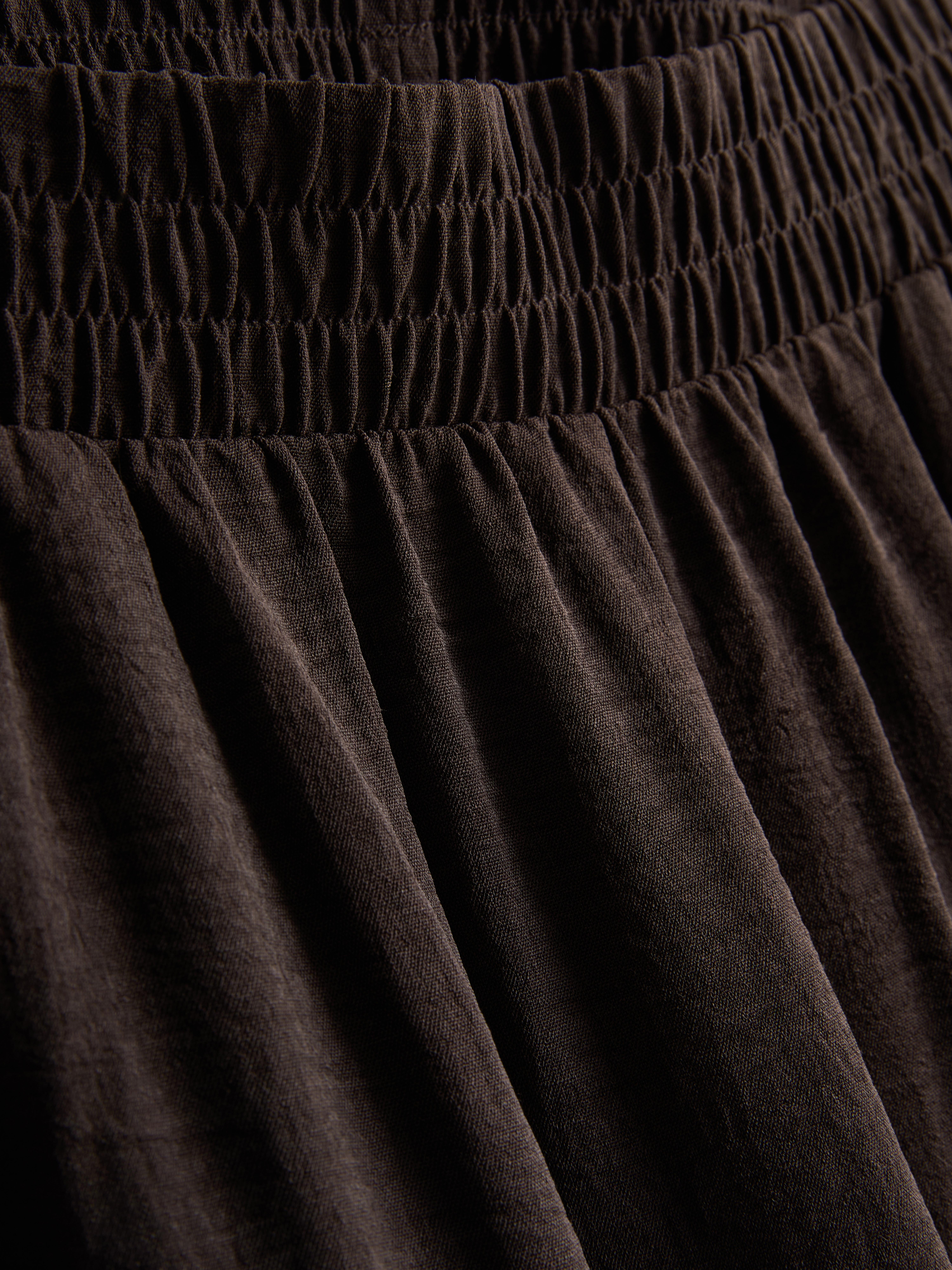 Elasticated Waist Wide Leg Trousers