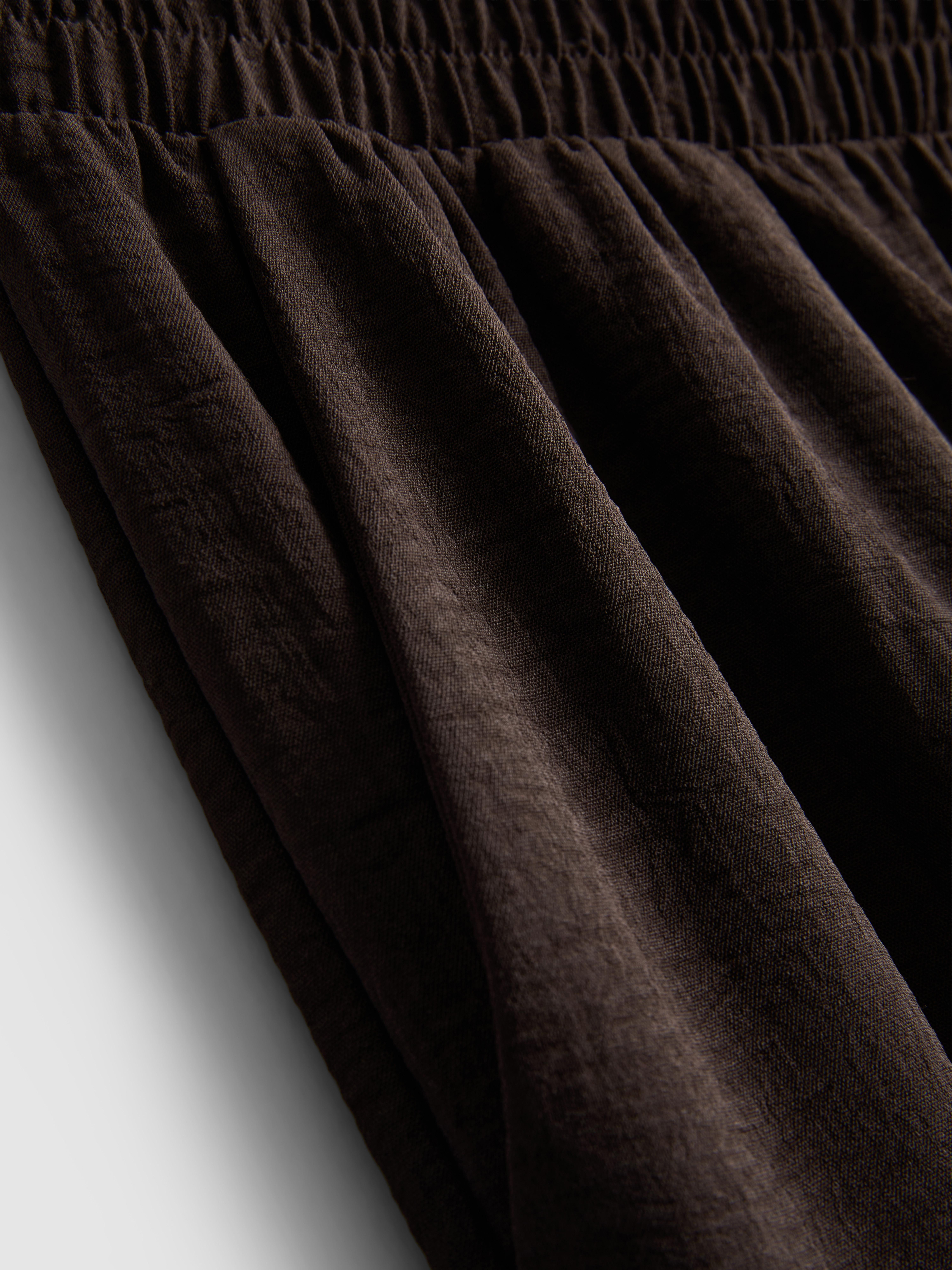 Elasticated Waist Wide Leg Trousers