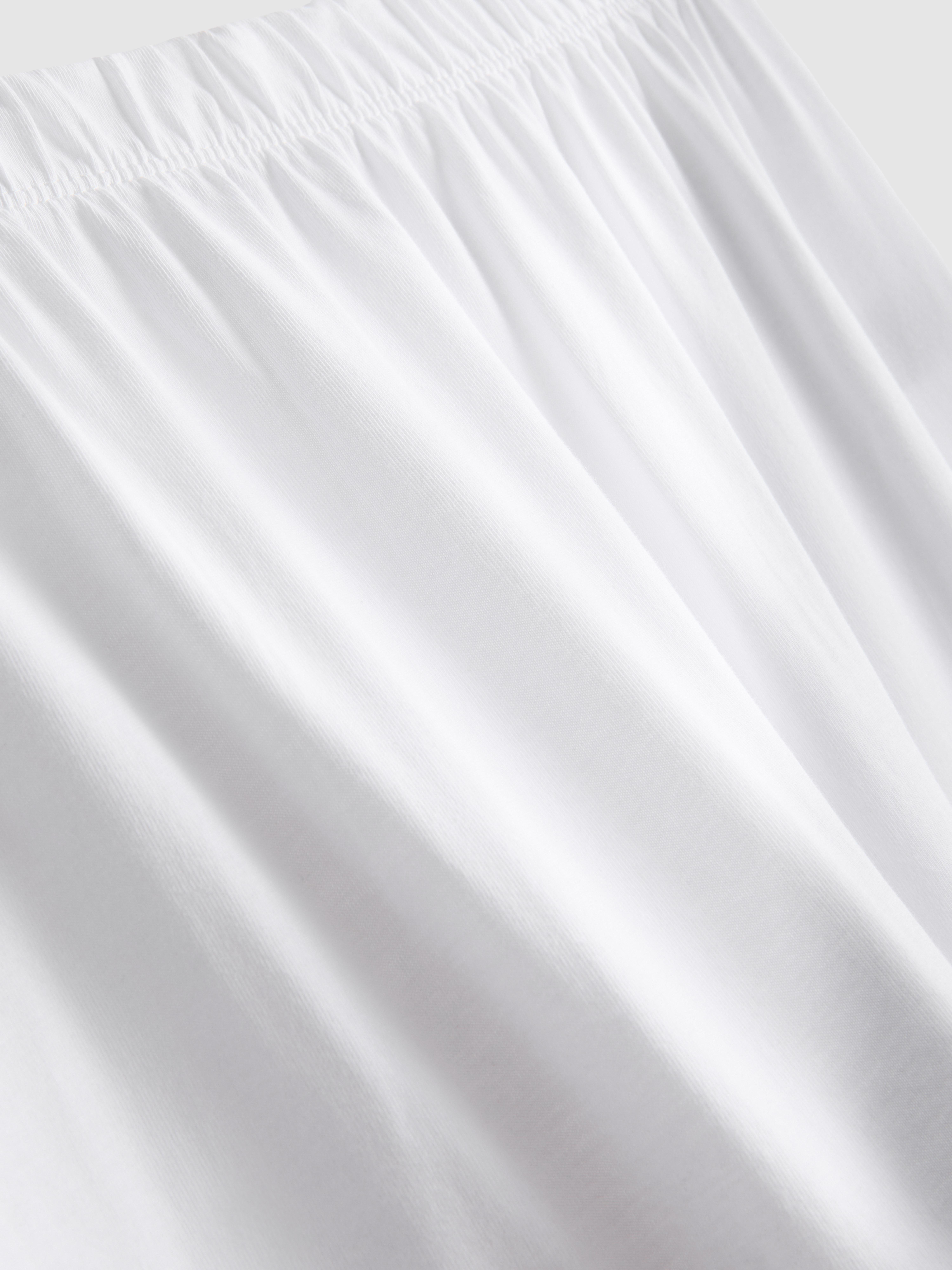 Cotton Tiered Maxi Peasant Skirt