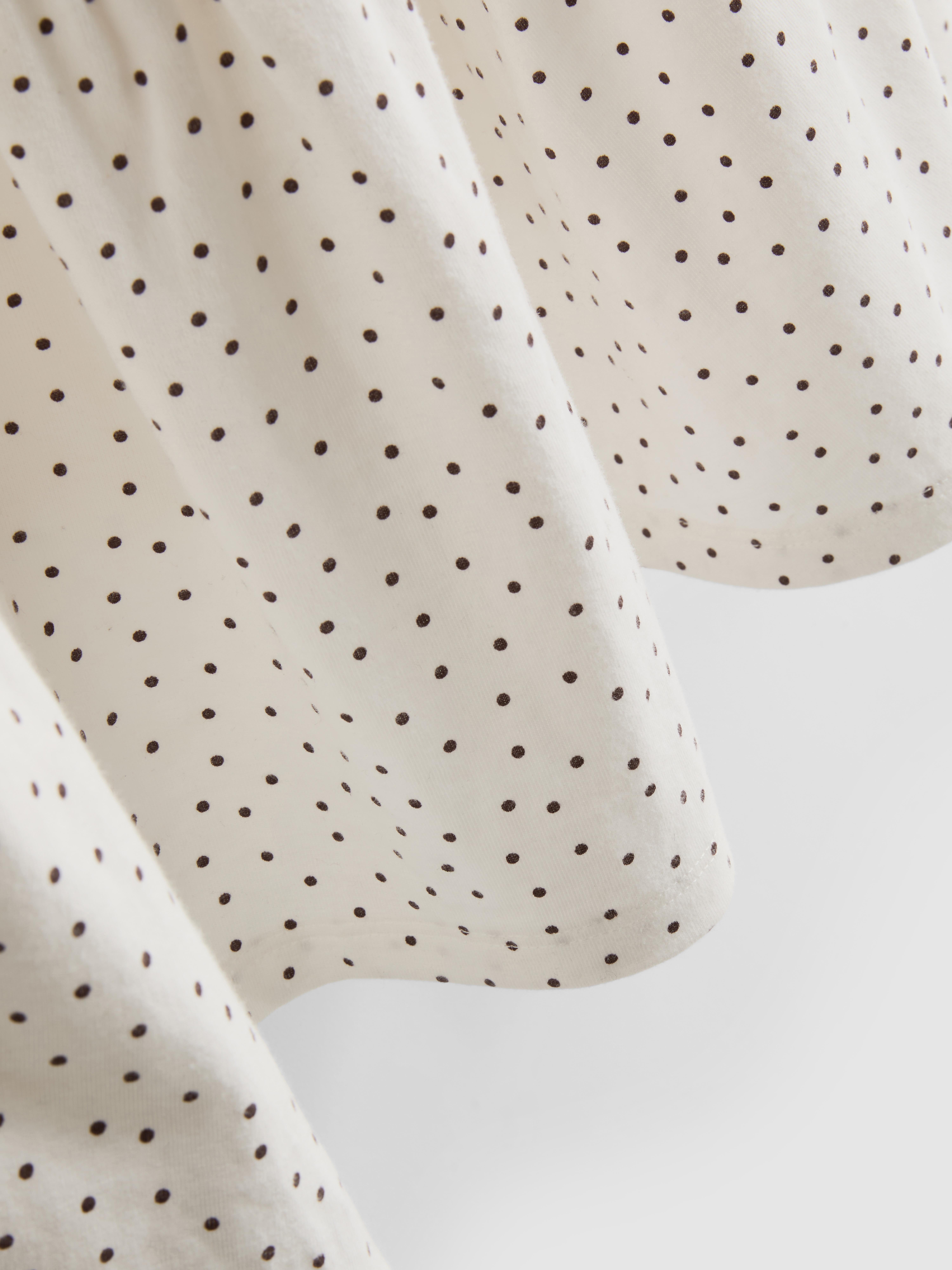 Warstwowa spódnica maxi z marszczeniami z bawełny