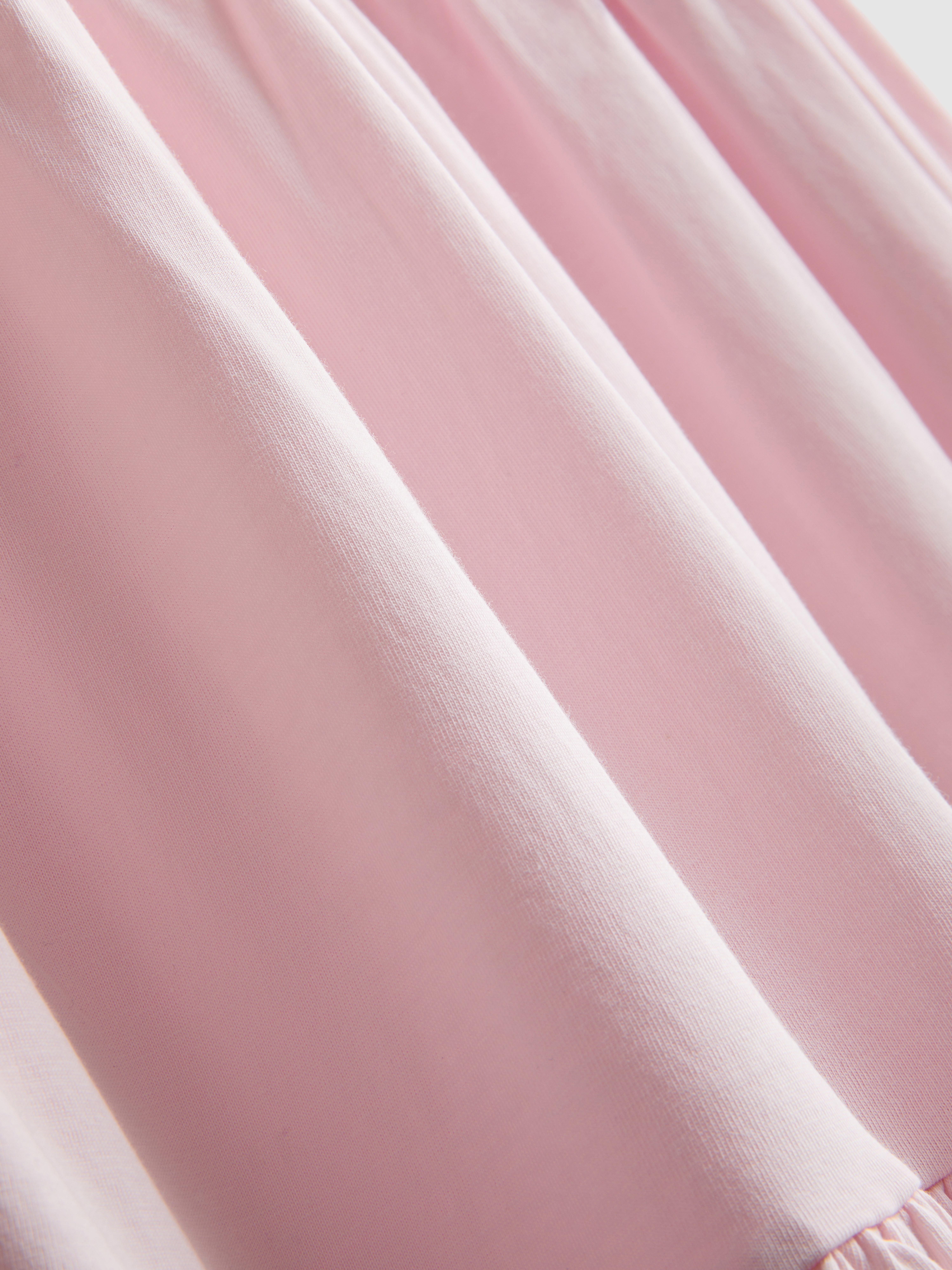 Maxi-Stufenrock aus Baumwolle im Landhausstil