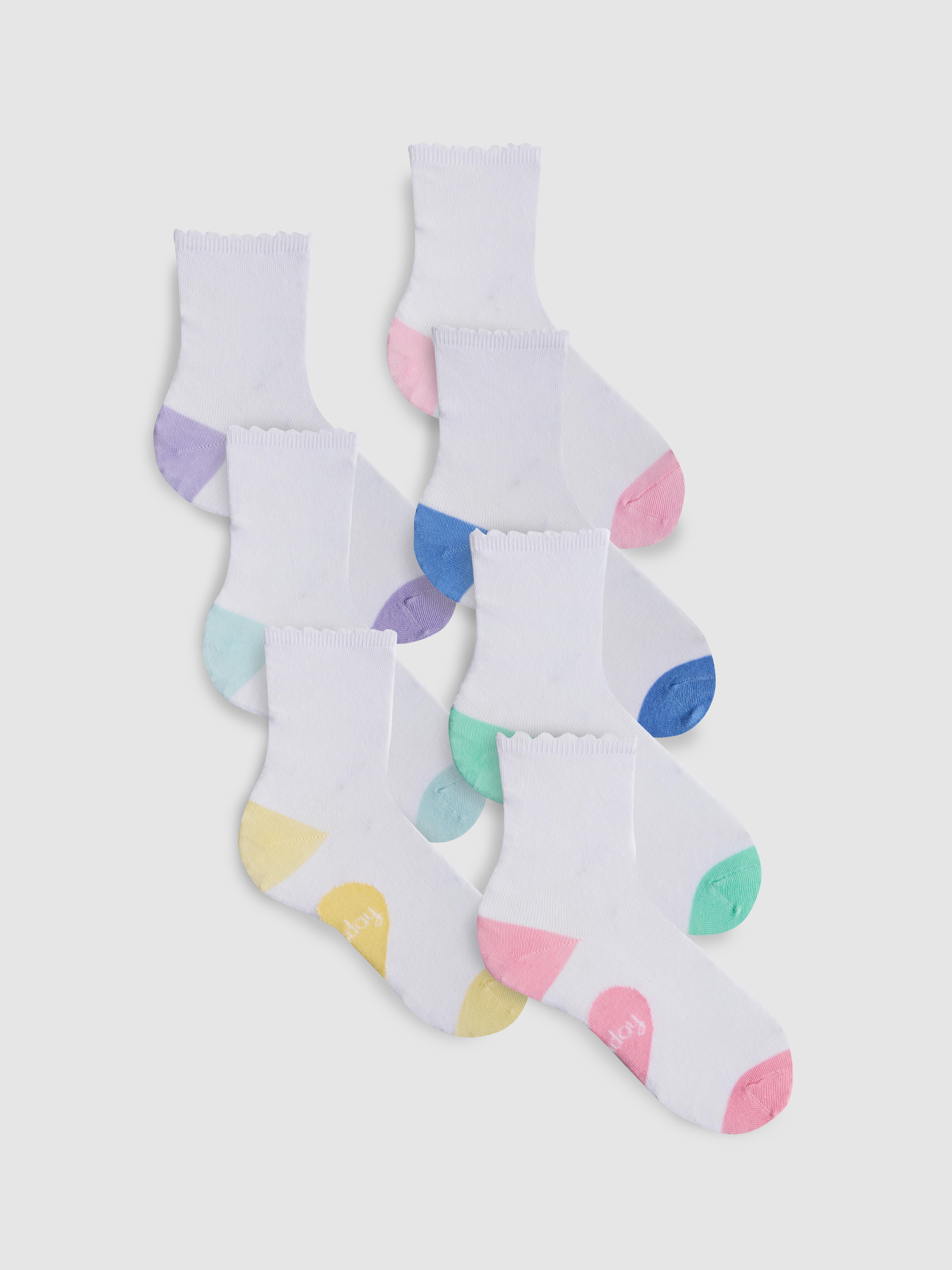 7pk Days of the Week Ankle Socks