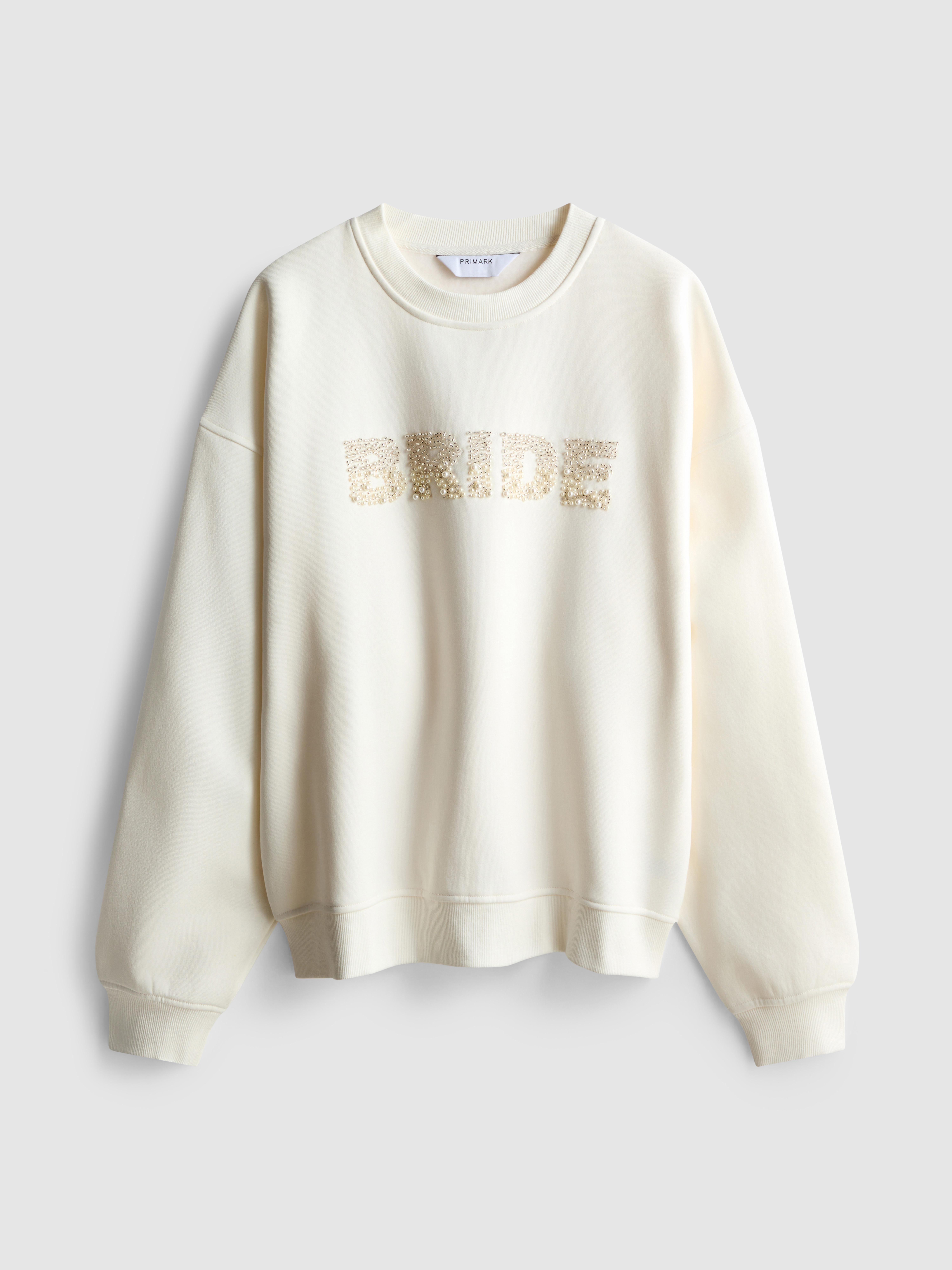 Bridal Embroidered Sequin Sweatshirt