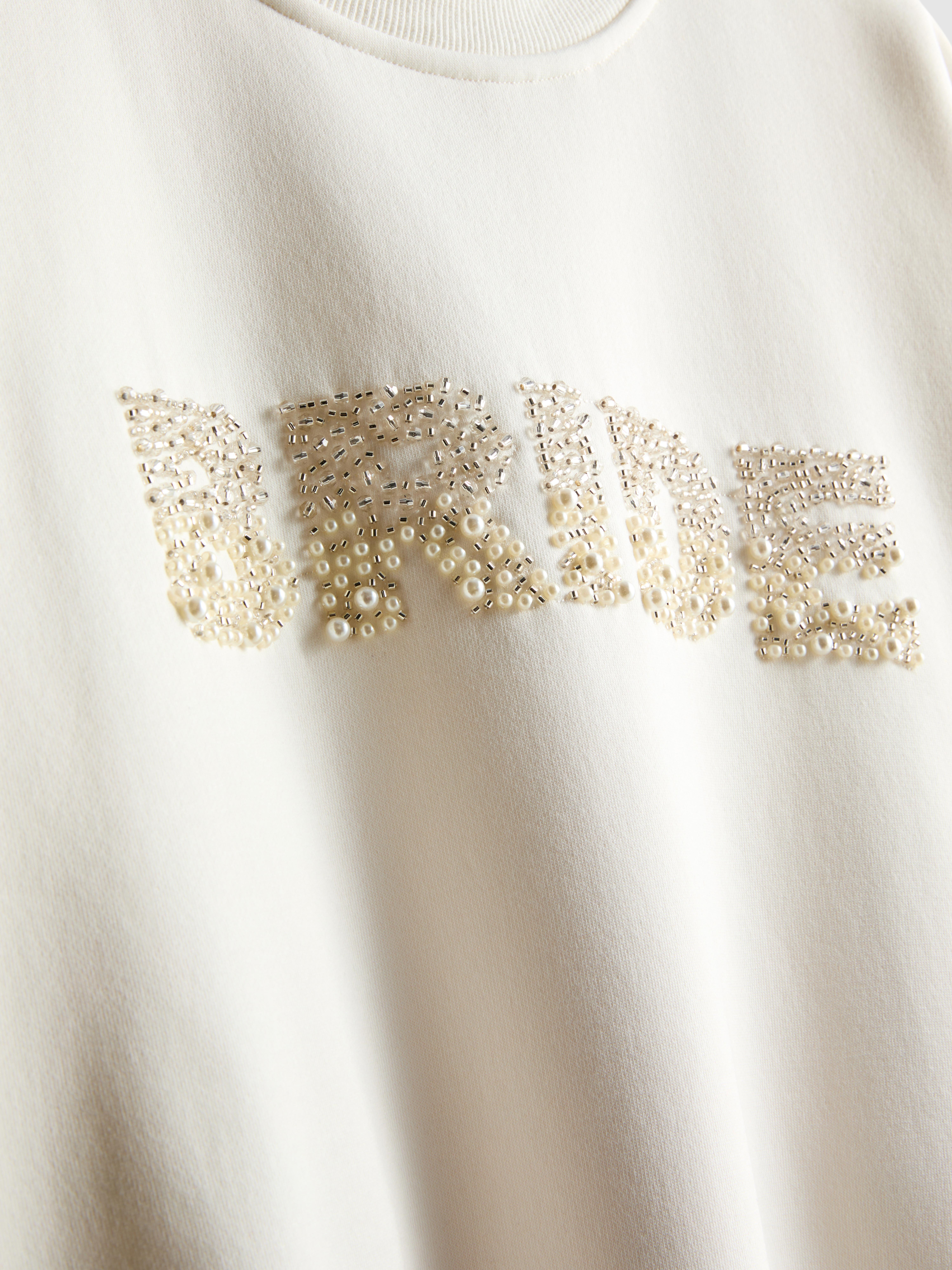Bridal Embroidered Sequin Sweatshirt