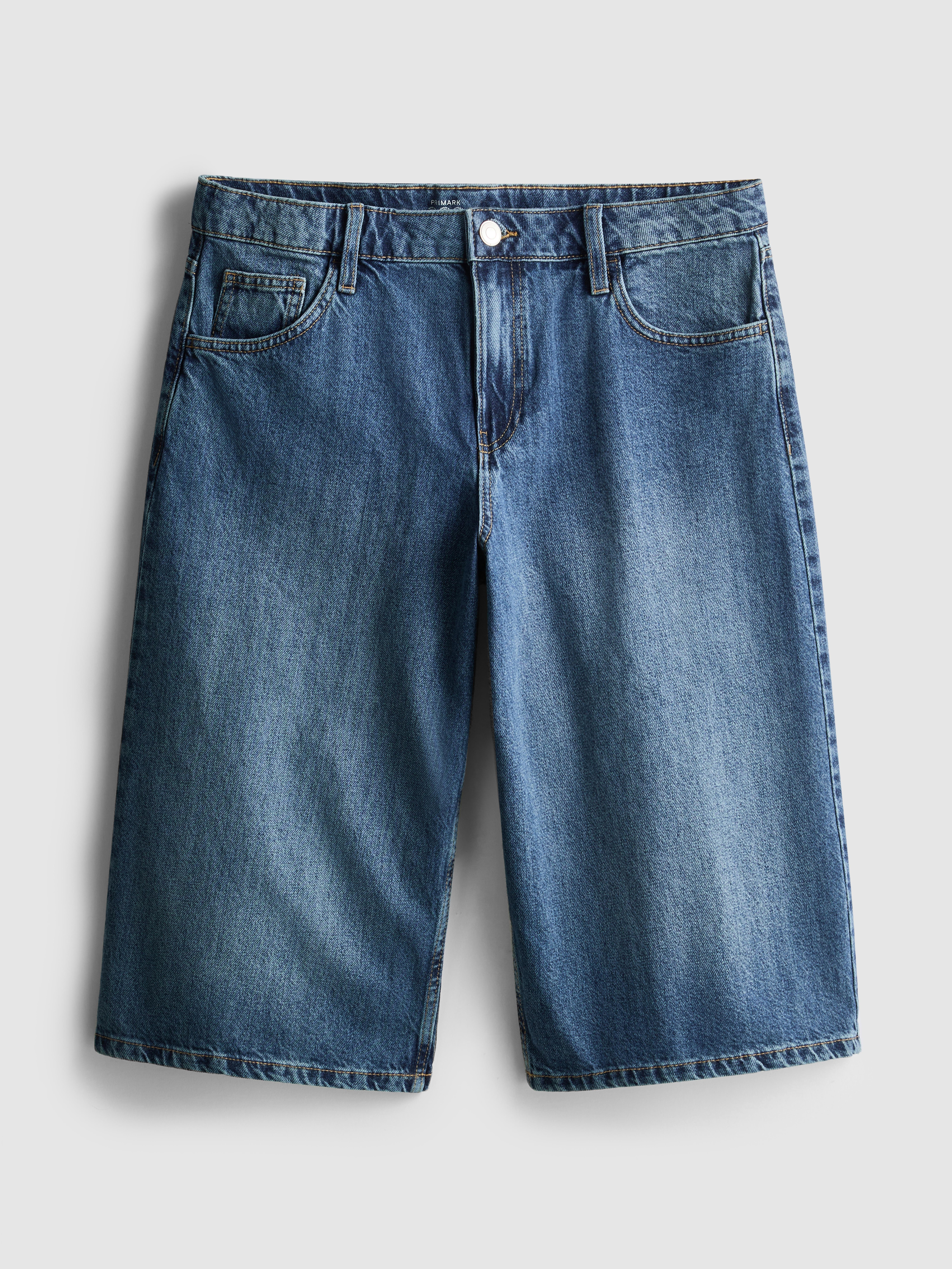 Cotton Denim Jorts