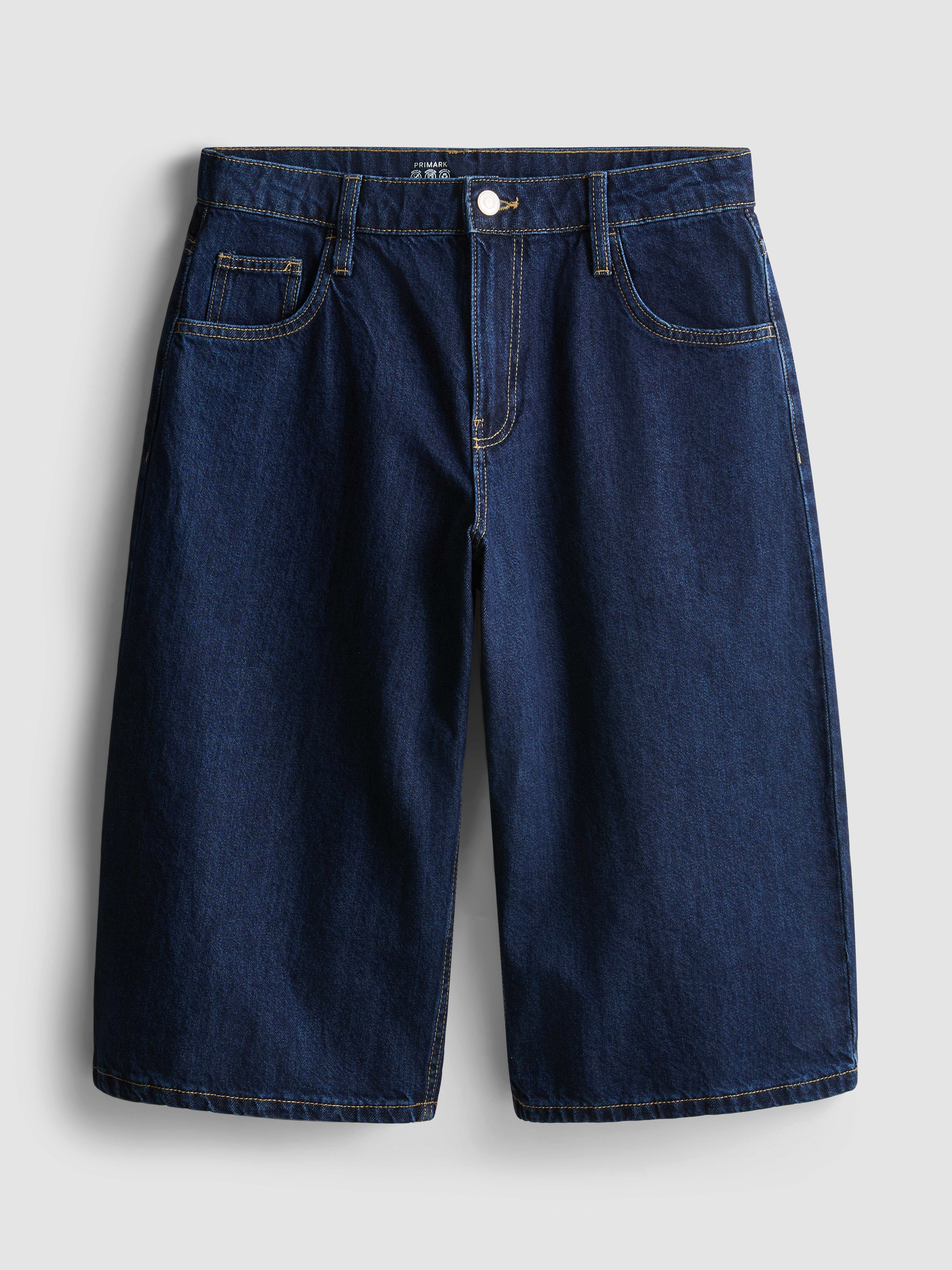 Bermudas vaqueras de algodón