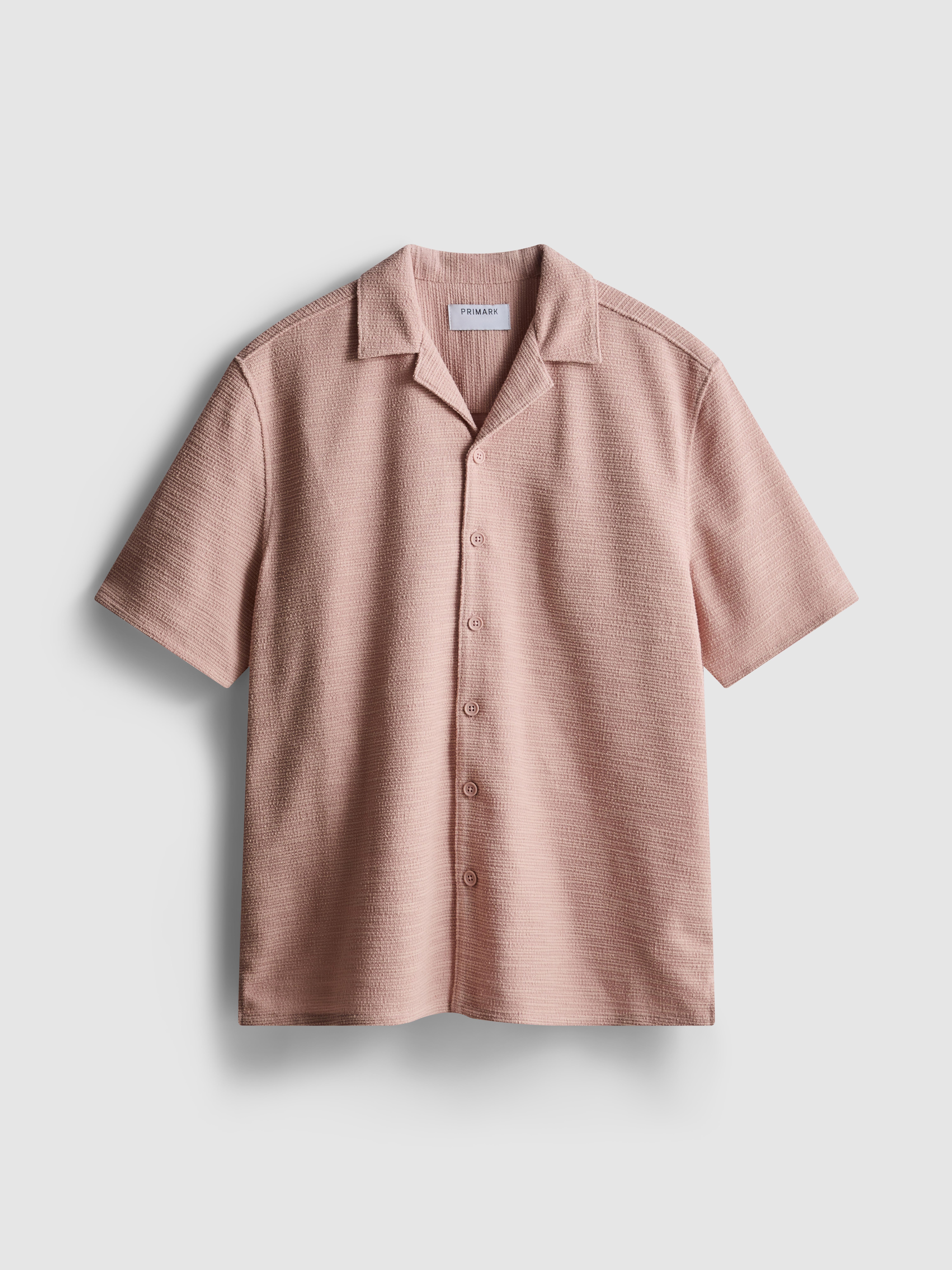 Štruktúrovaná košeľa s krátkym rukávom
