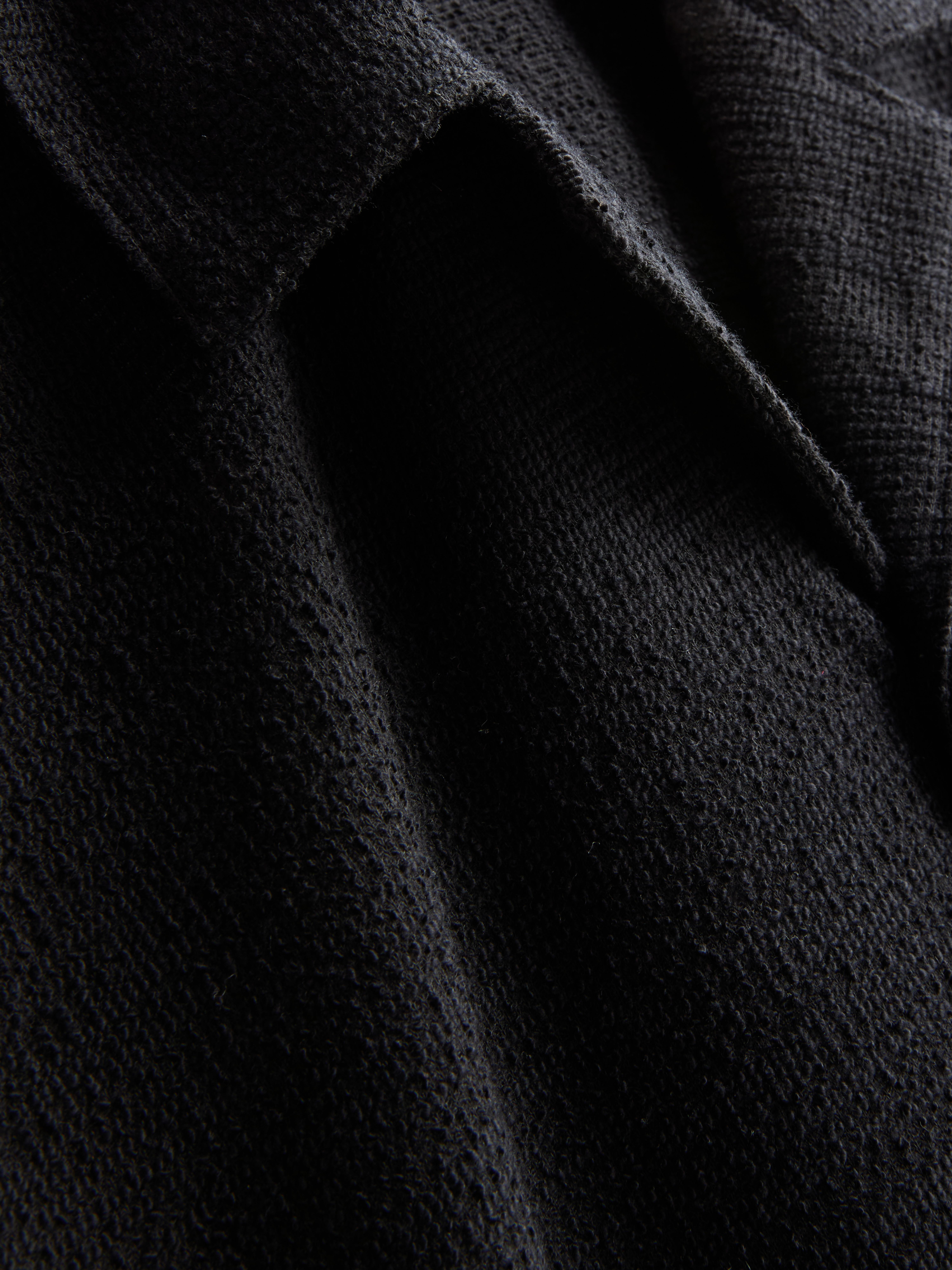 Chemise texturée à manches courtes