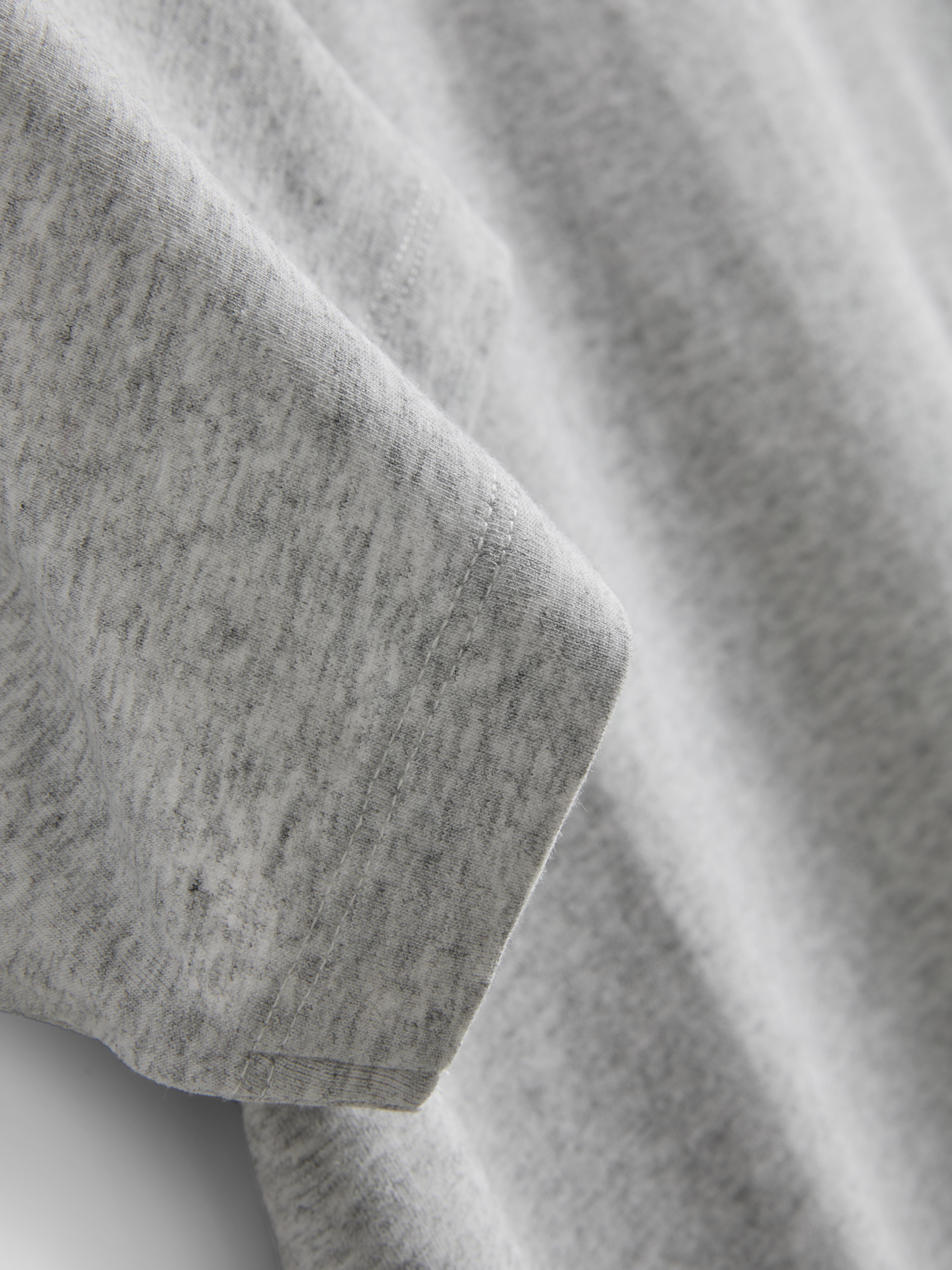 Men's Light Gray Stretch Slim-Fit T-Shirt