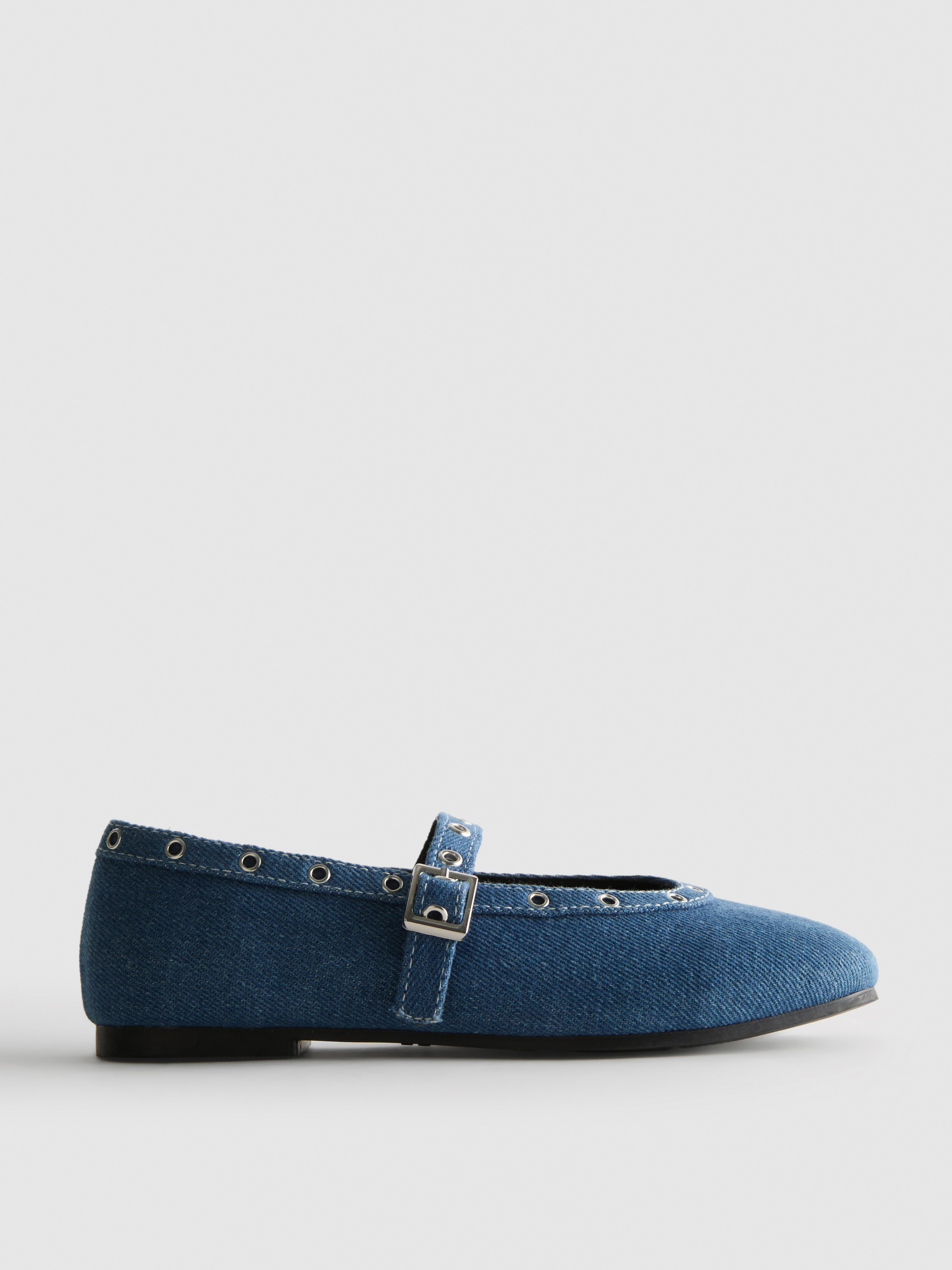 Denim Ballet Pumps
