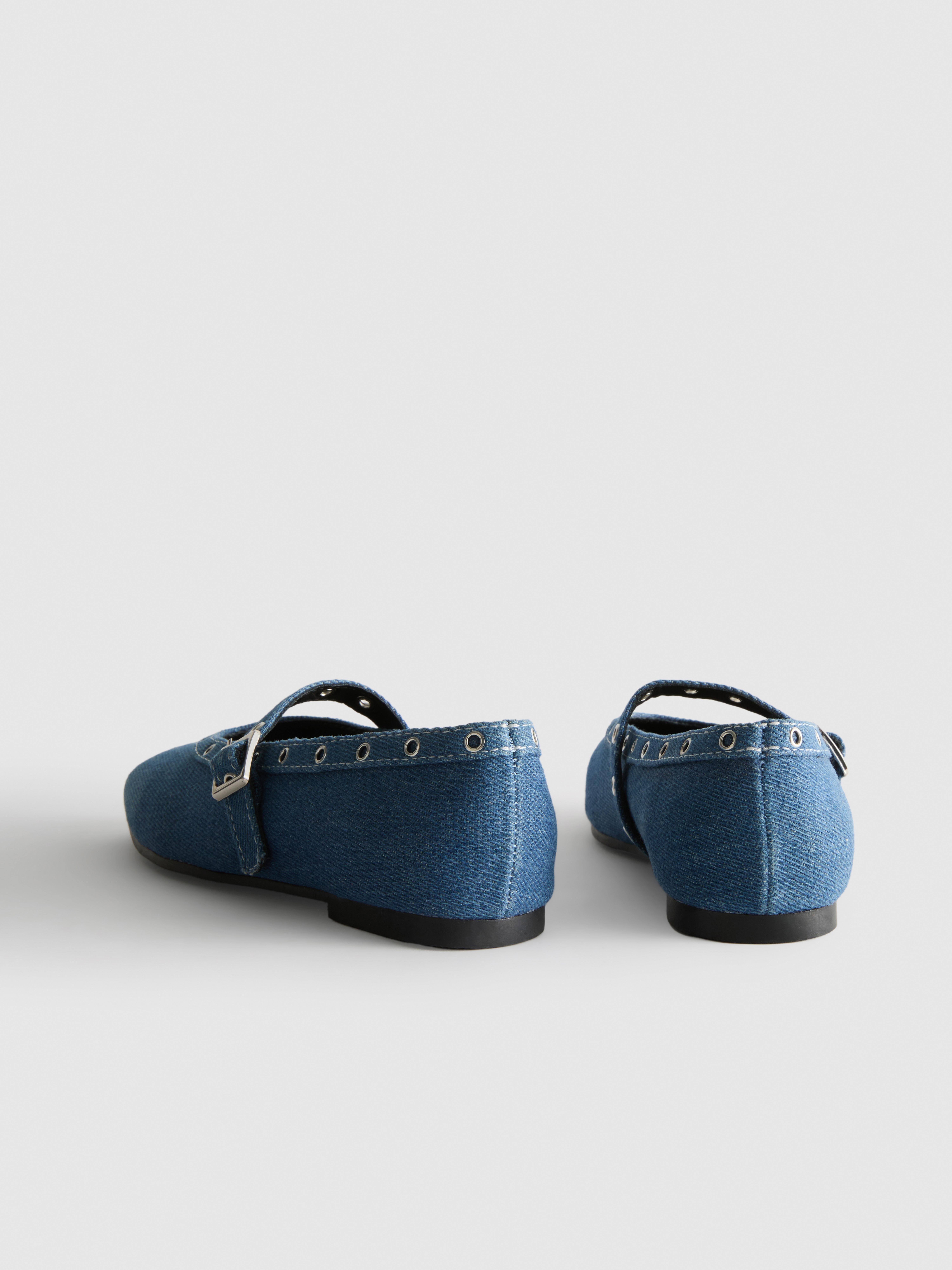 Denim Ballet Pumps