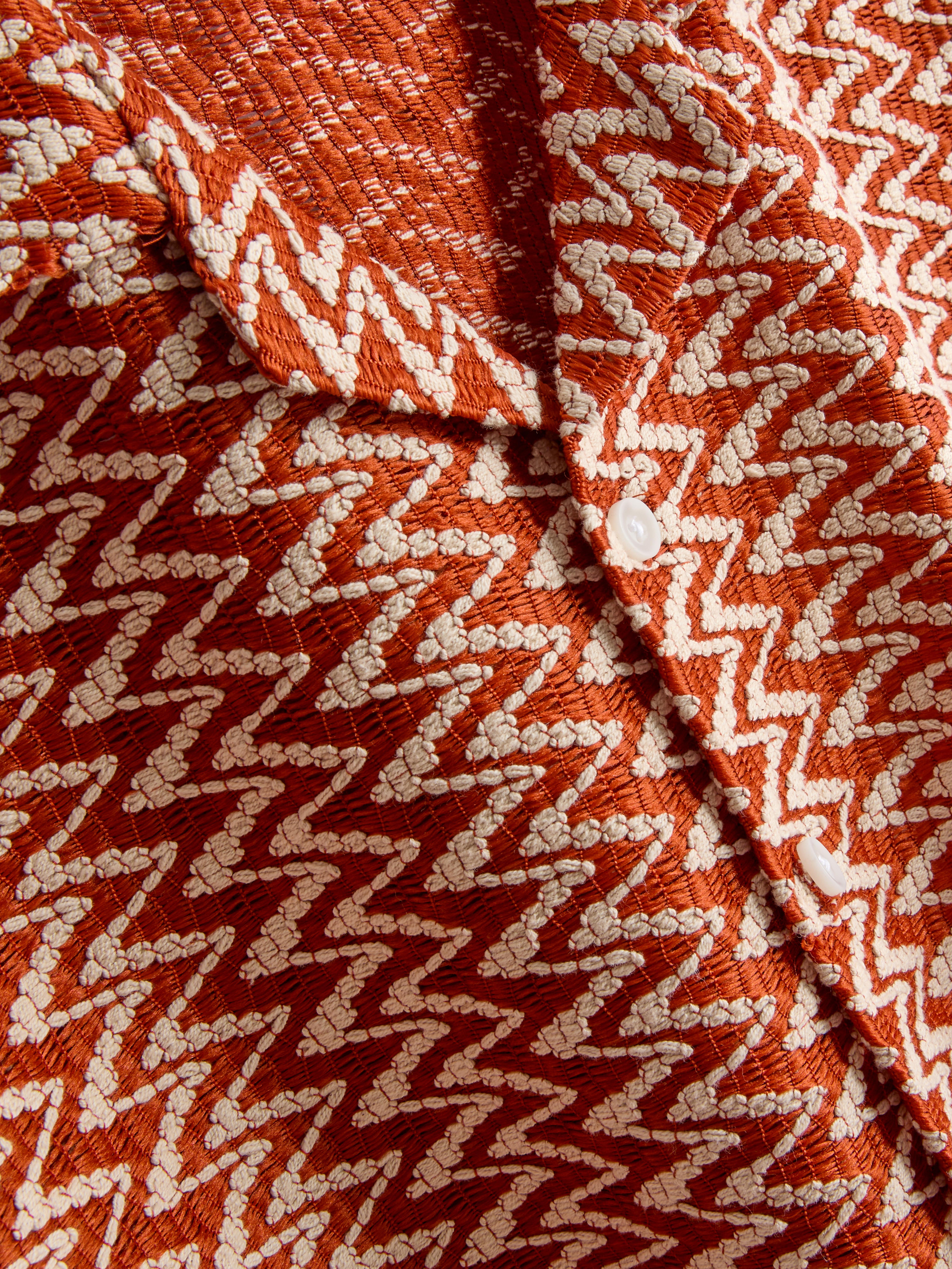 Zig-Zag Crochet Shirt