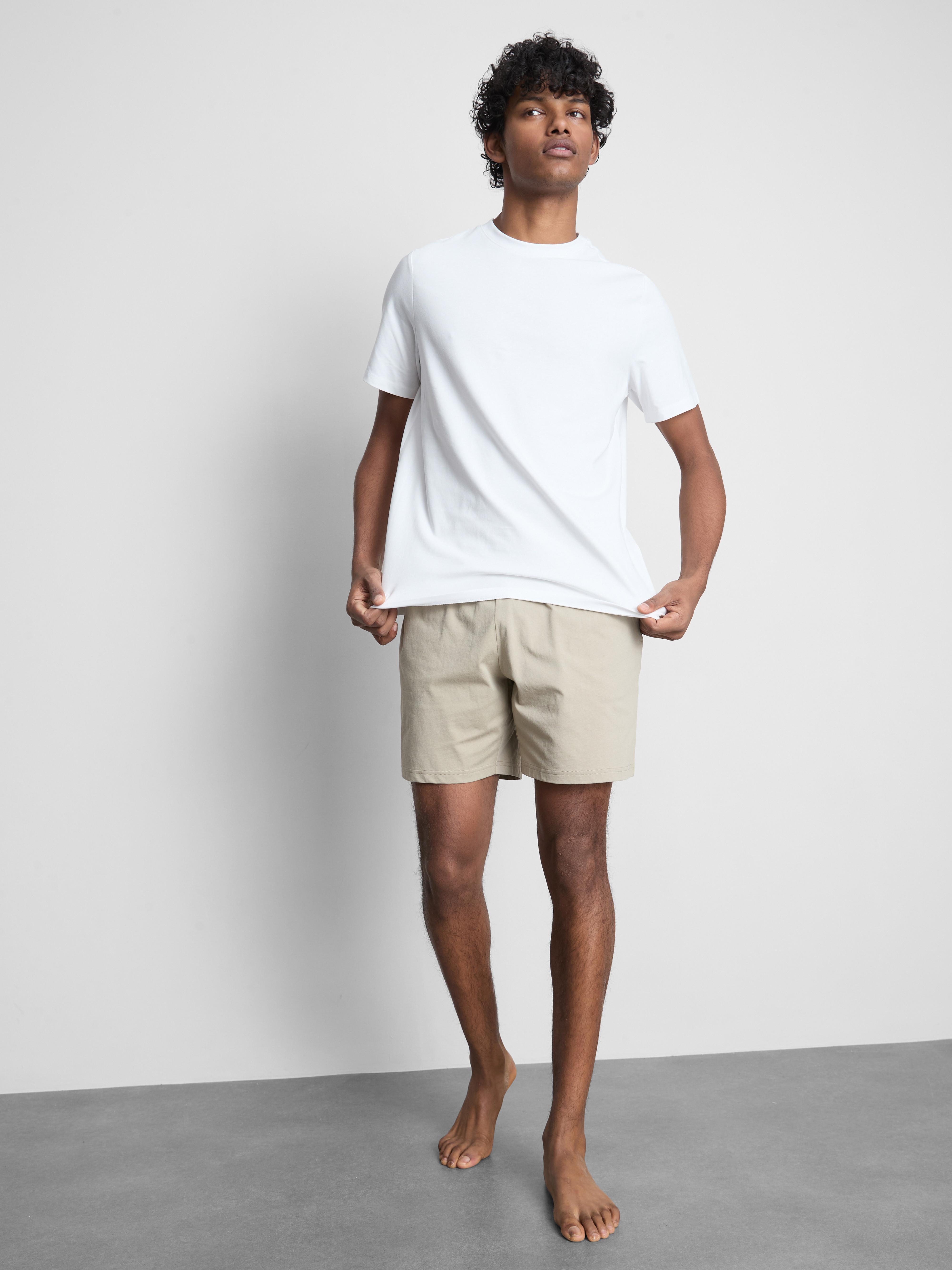 Basic T-shirt met korte mouwen