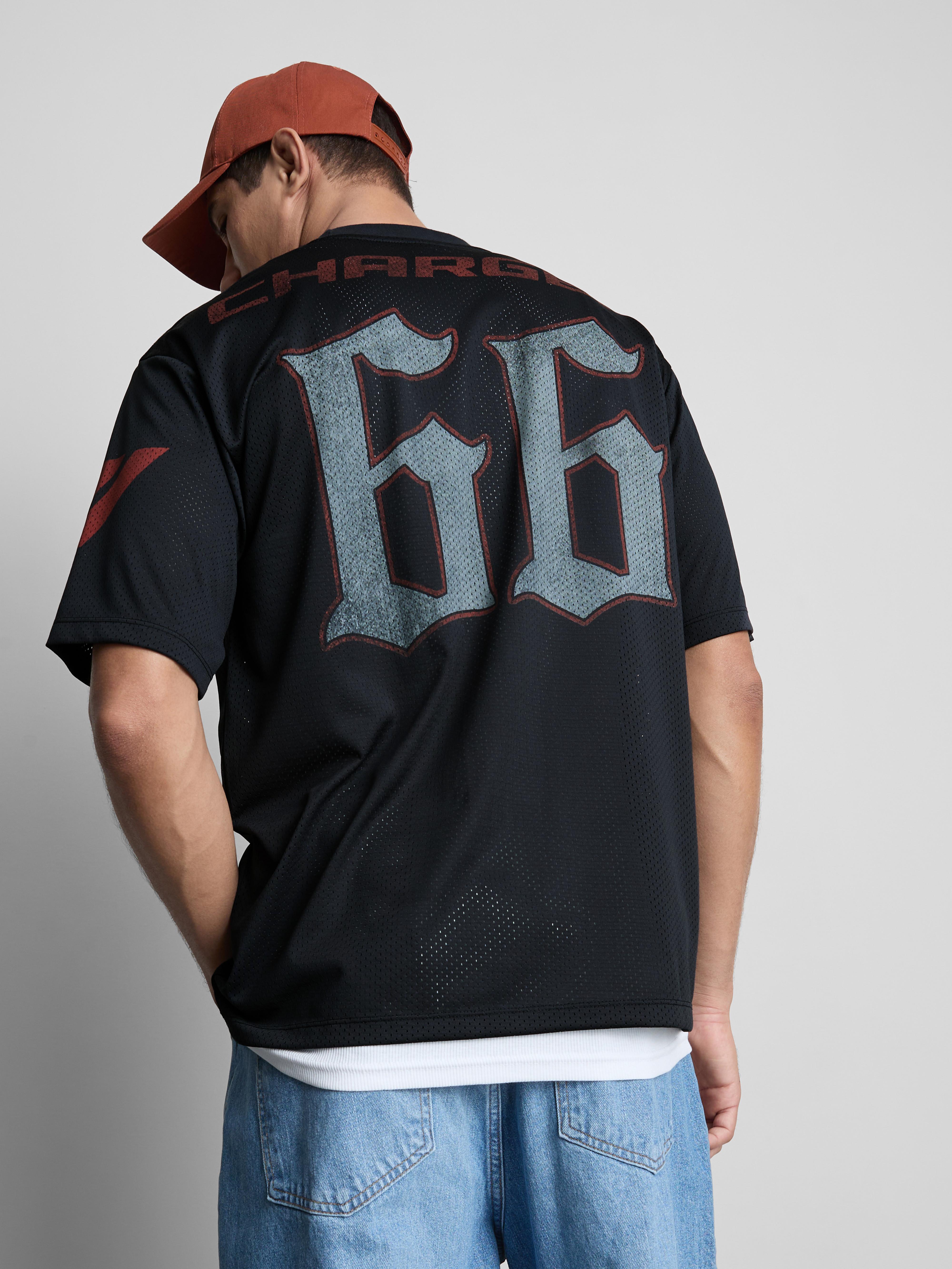 Men's Black Dodge Mesh T-Shirt