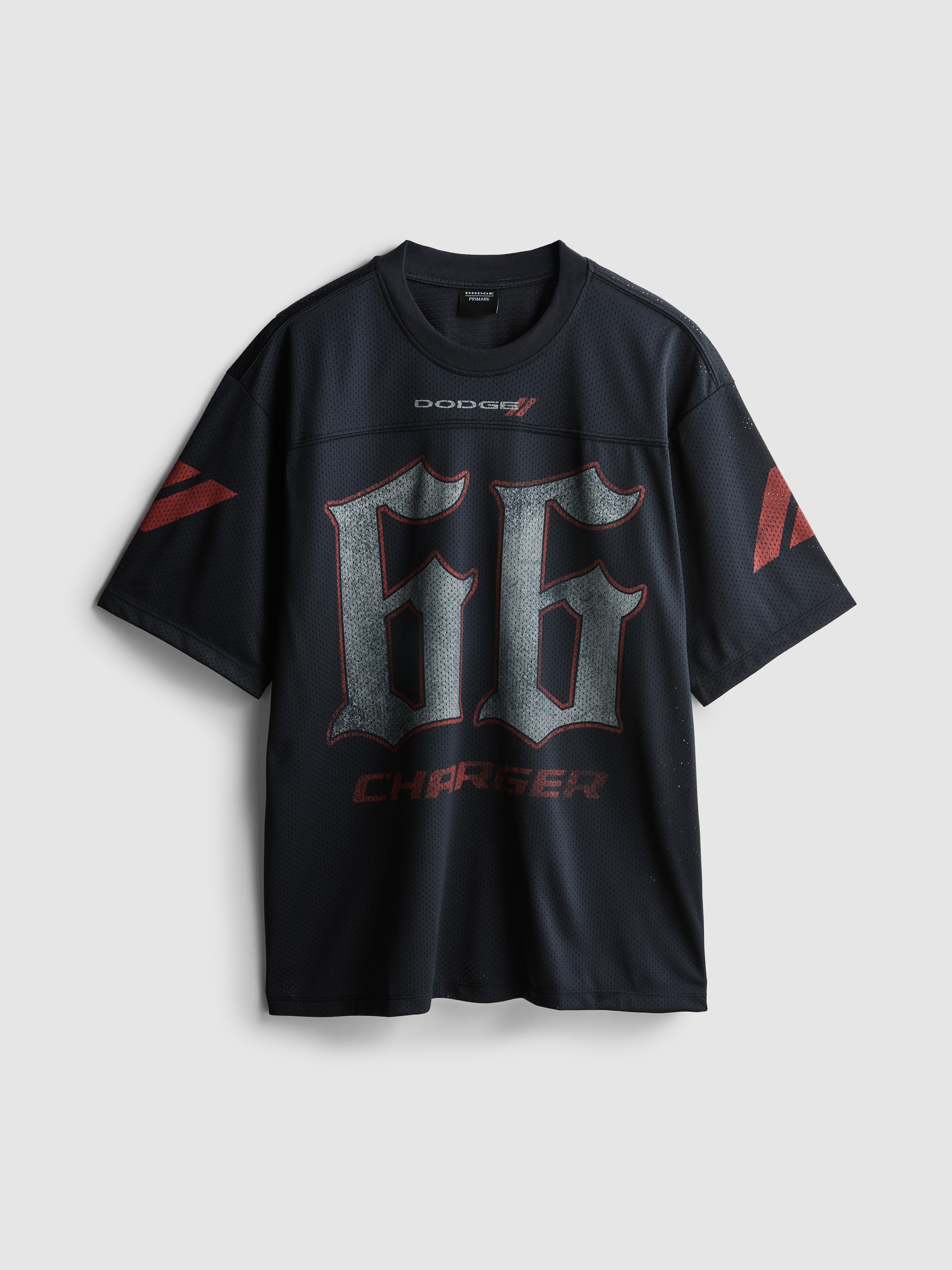 Men's Black Dodge Mesh T-Shirt