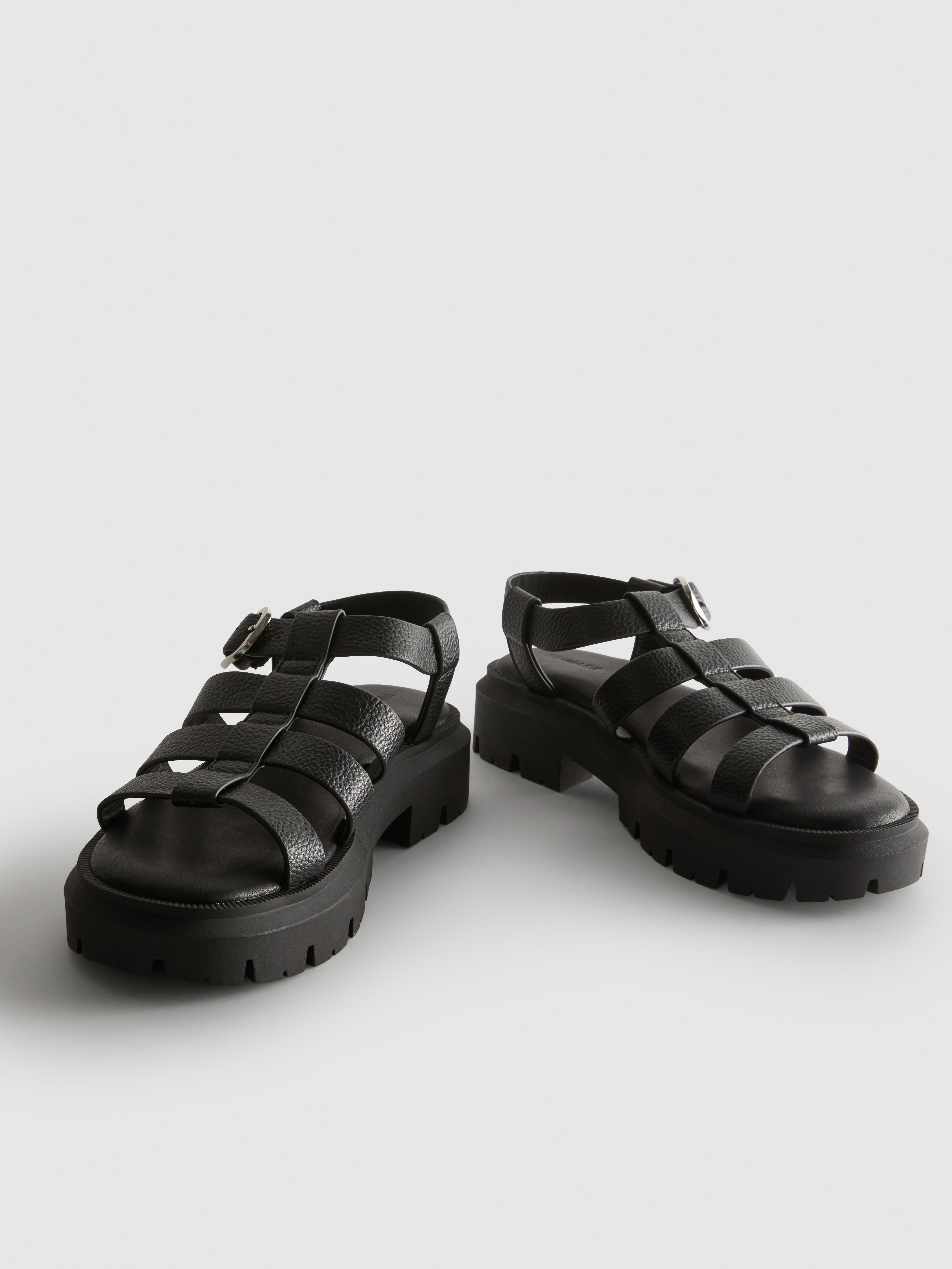 Sandali da pescatore spessi in pelle sintetica