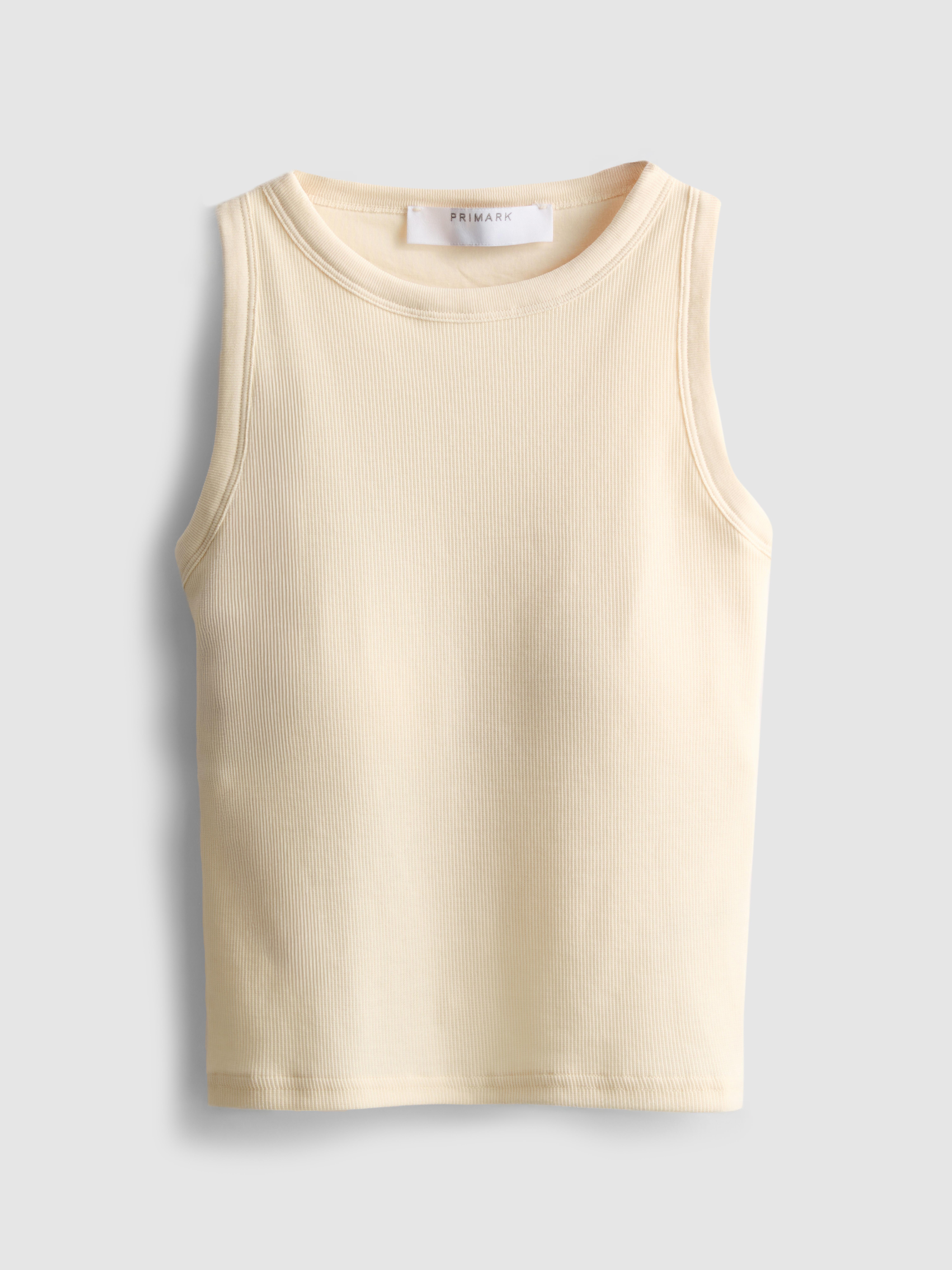 Ribbed Built-In Bra Racerback Tank