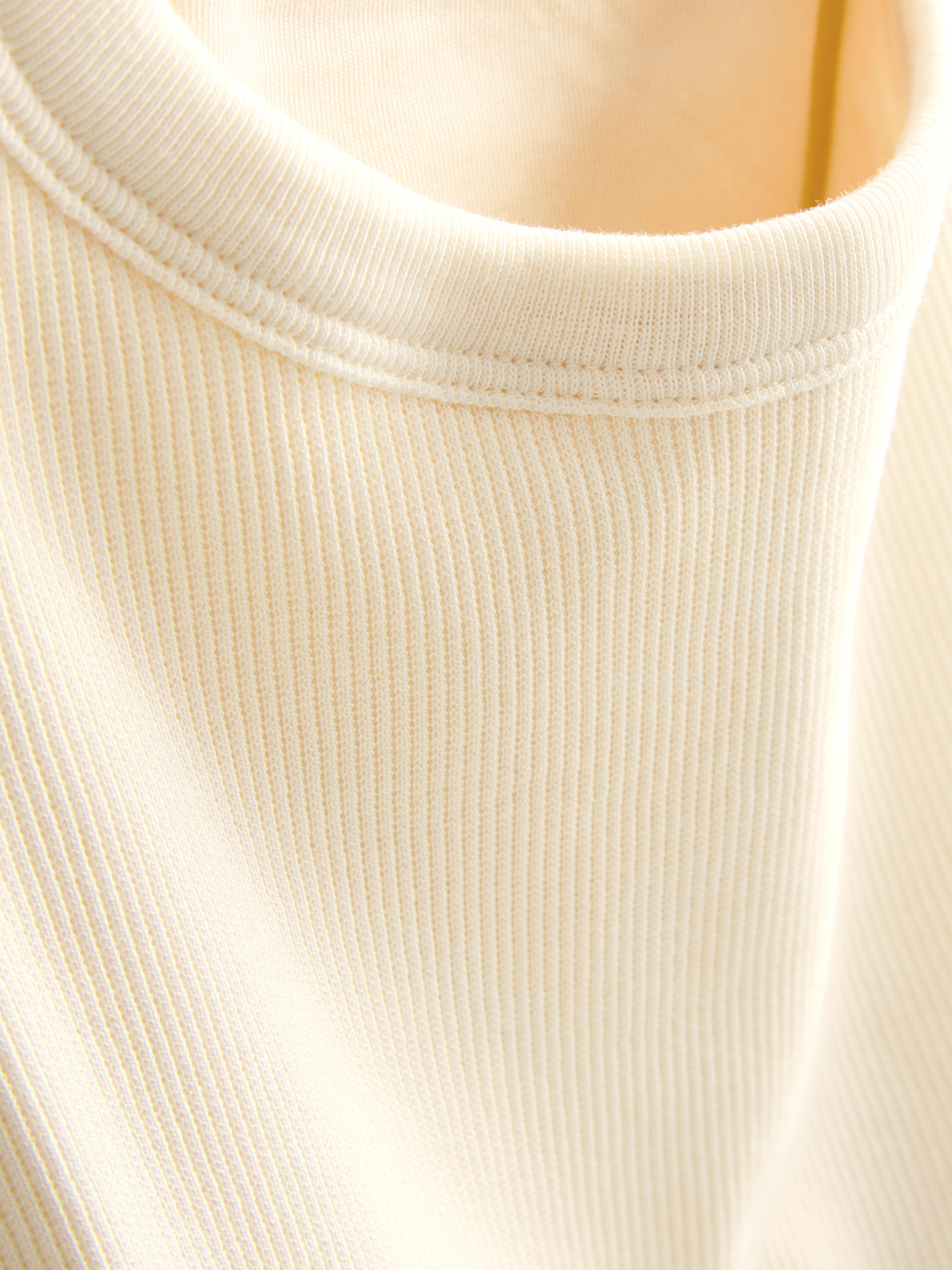 Ribbed Built-In Bra Racerback Tank