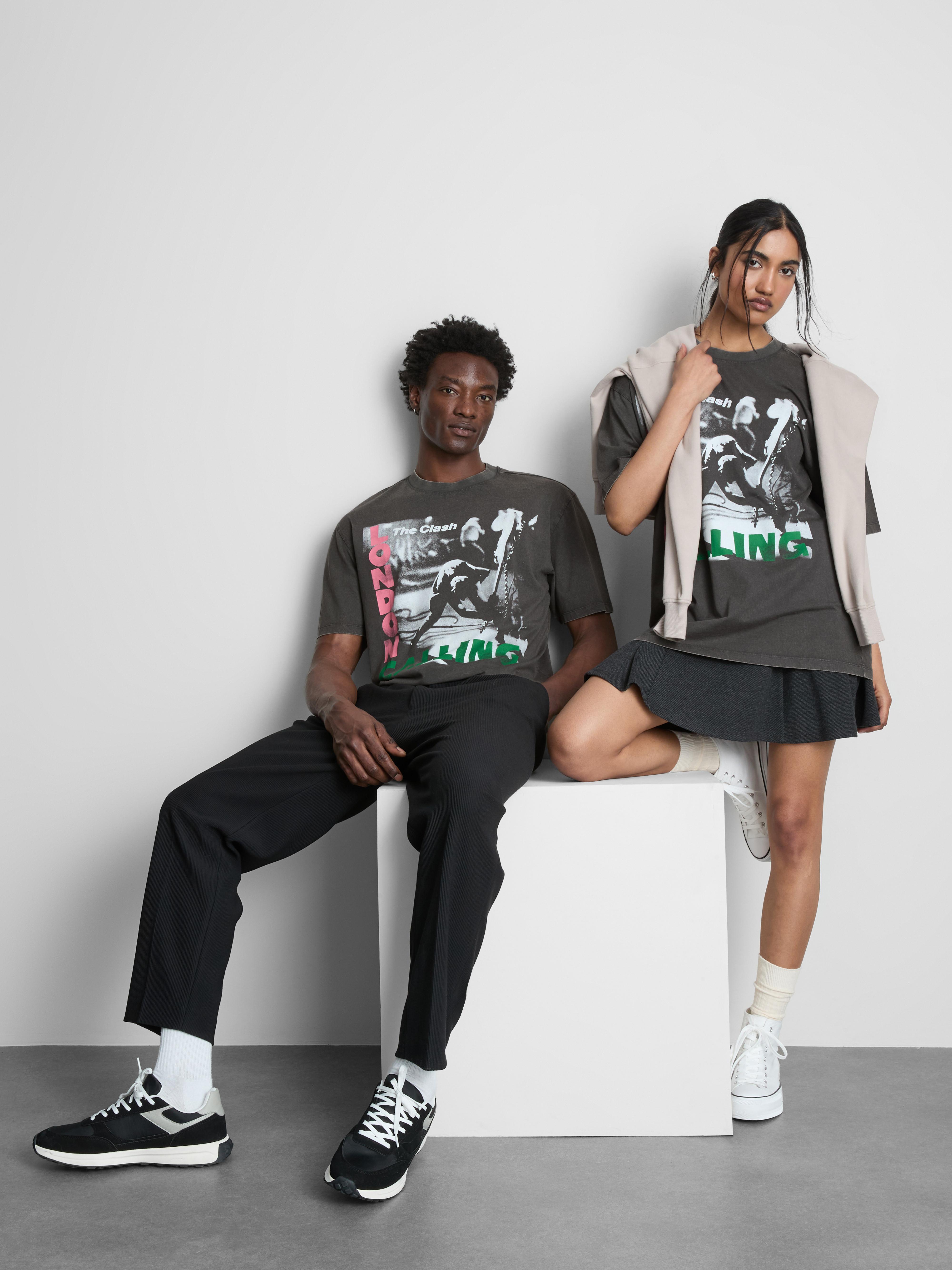 Kurzärmeliges „The Clash“ T-Shirt