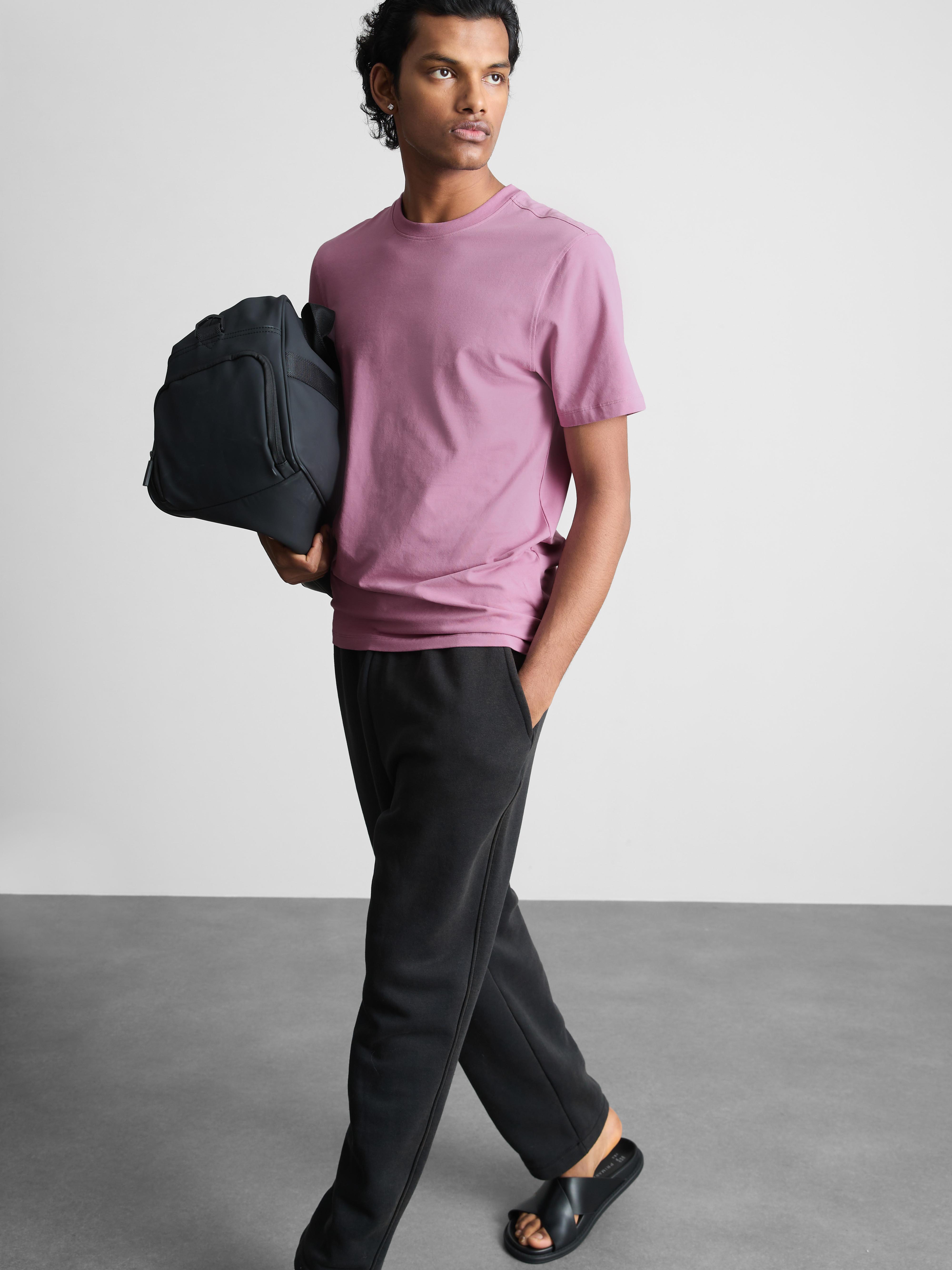 Slim Fit Stretch T-Shirt Pink