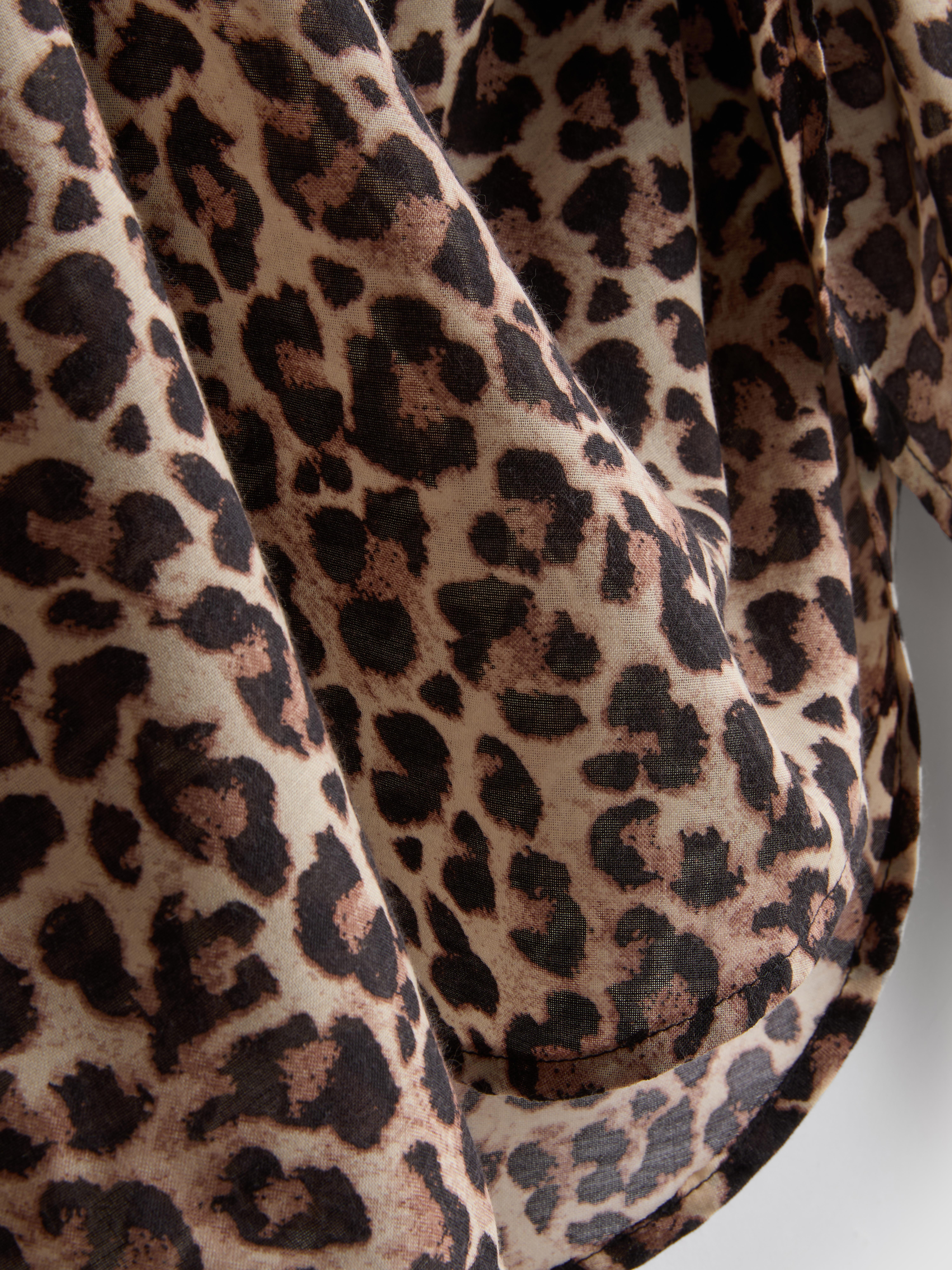 Women's Brown Printed Beach Sarong