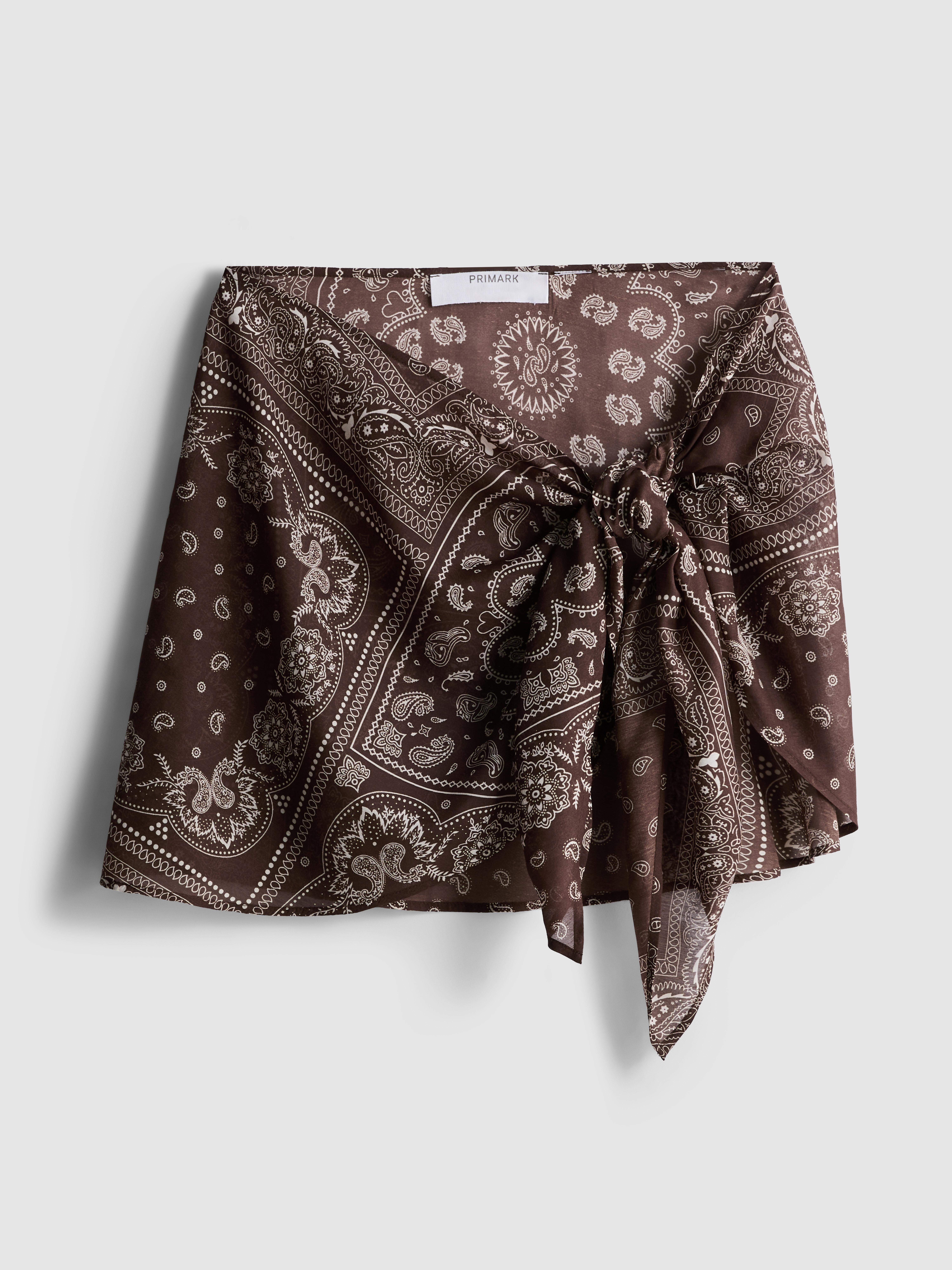 Sarongue praia estampado