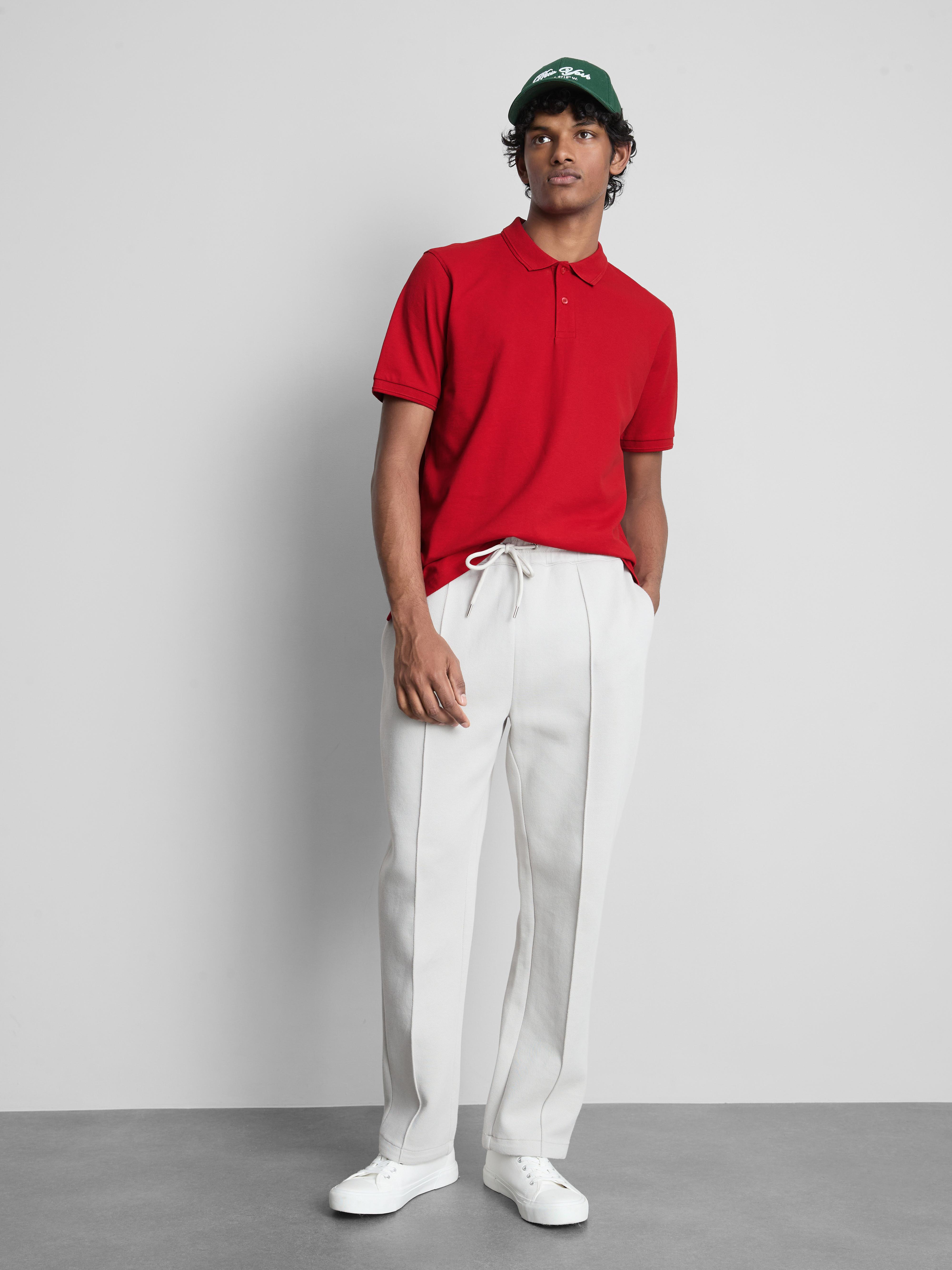 Polo elástico essencial Vermelho