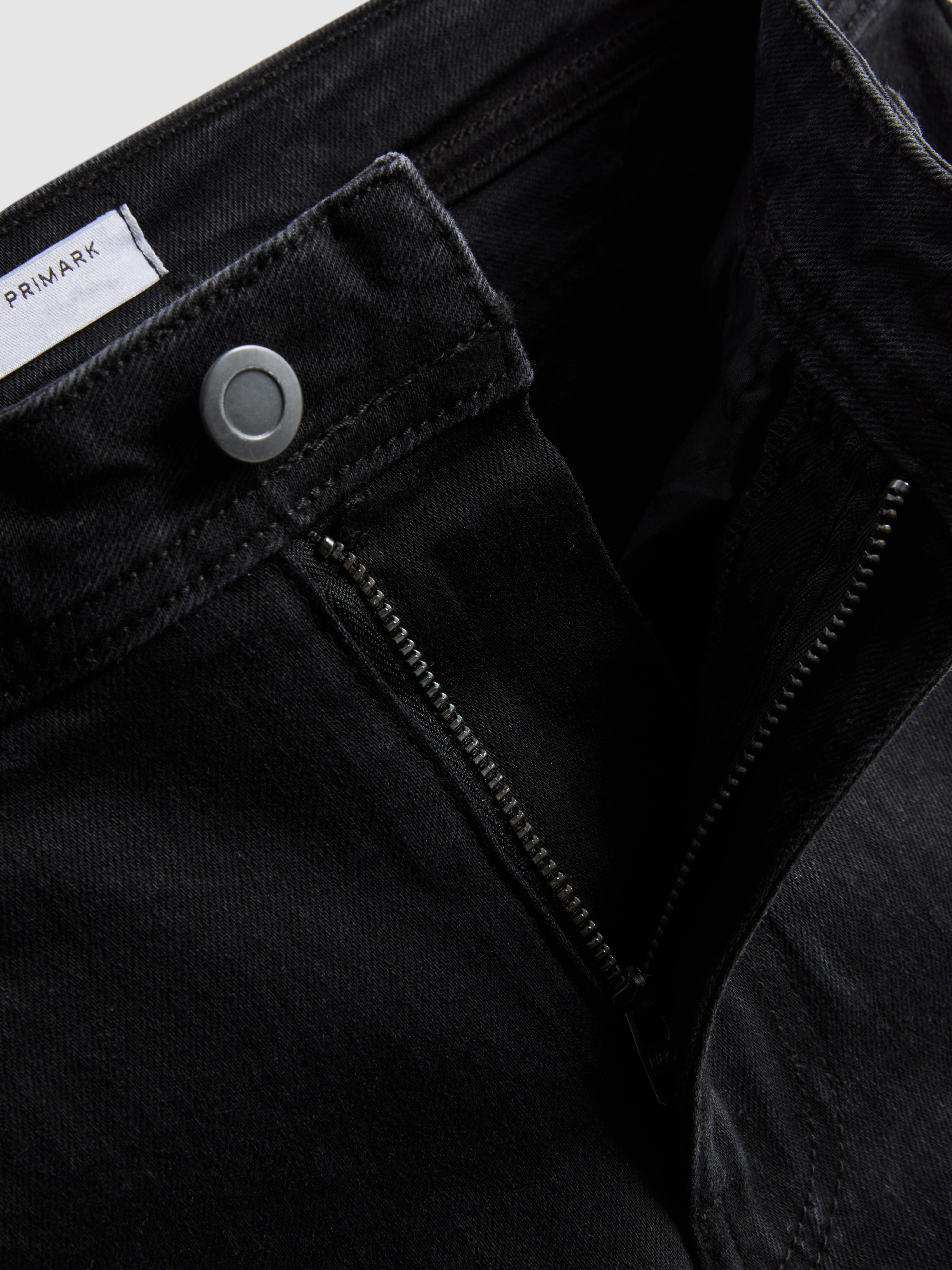 Cotton Denim Flared Mid-Rise Jeans