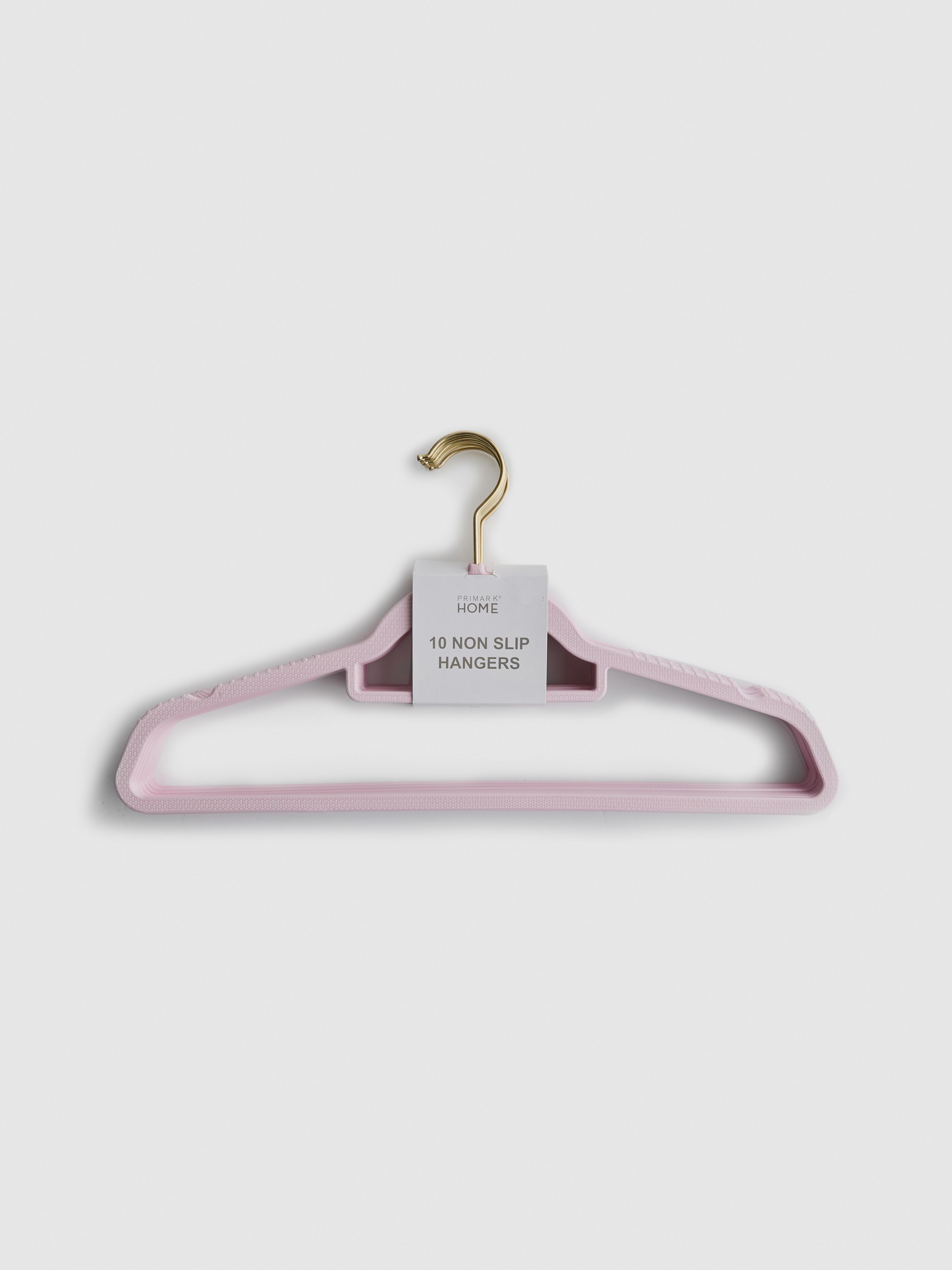Blush 10-Pack Clothes Hangers