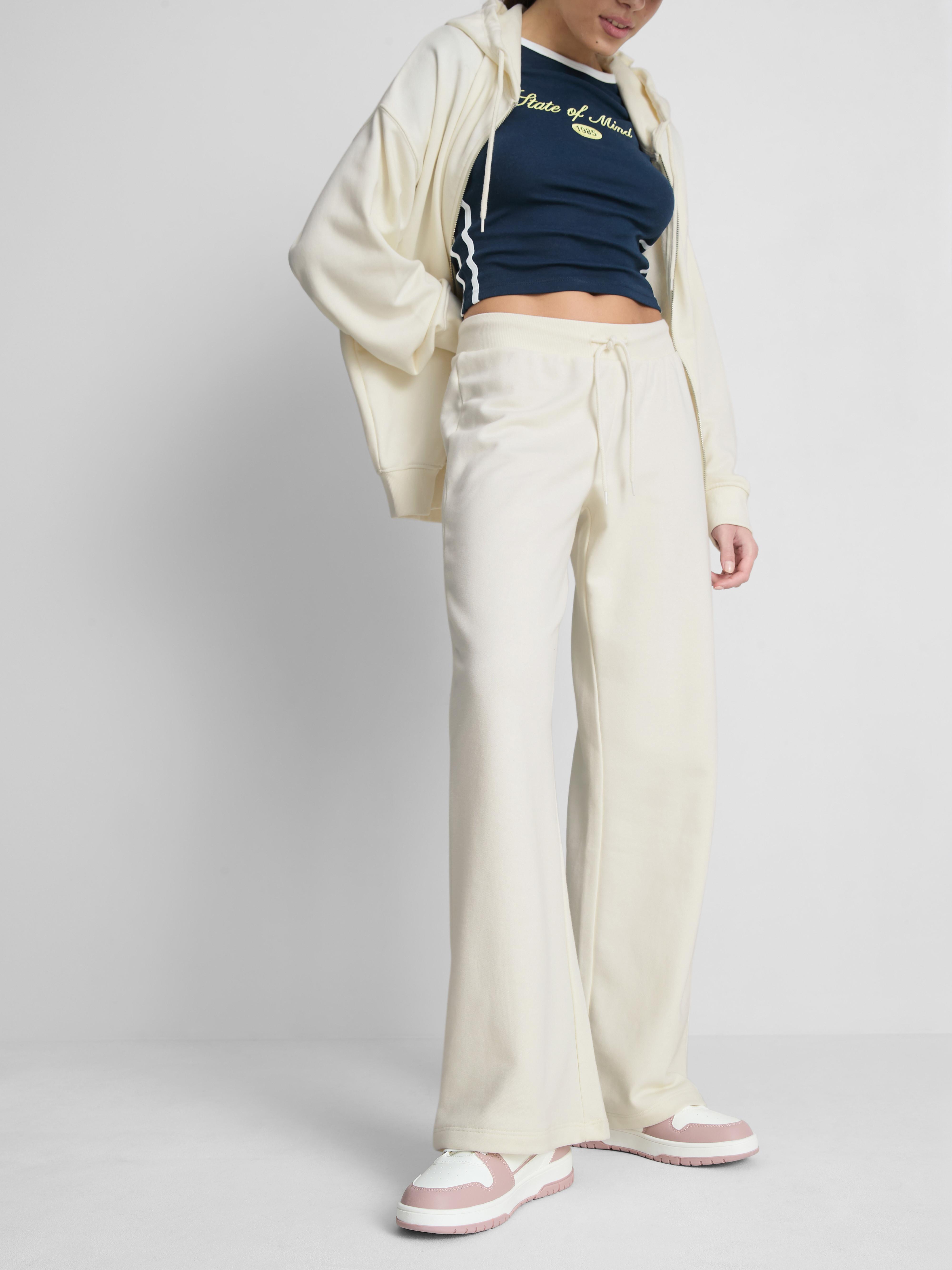 Women's Ivory The Primark Scene | Straight-Leg Joggers