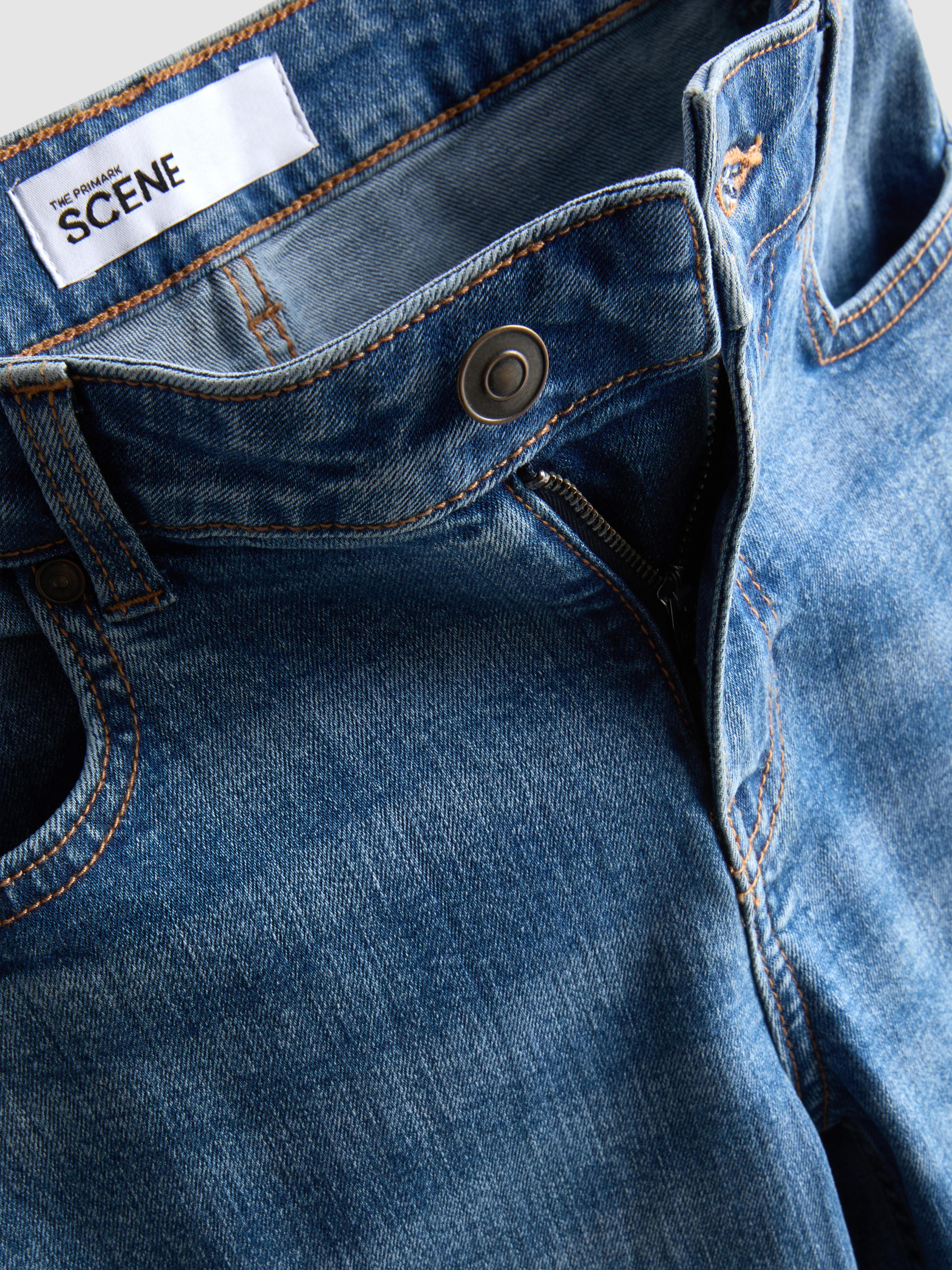 Women's Blue Heather The Primark Scene | Low-Rise Flared Jeans