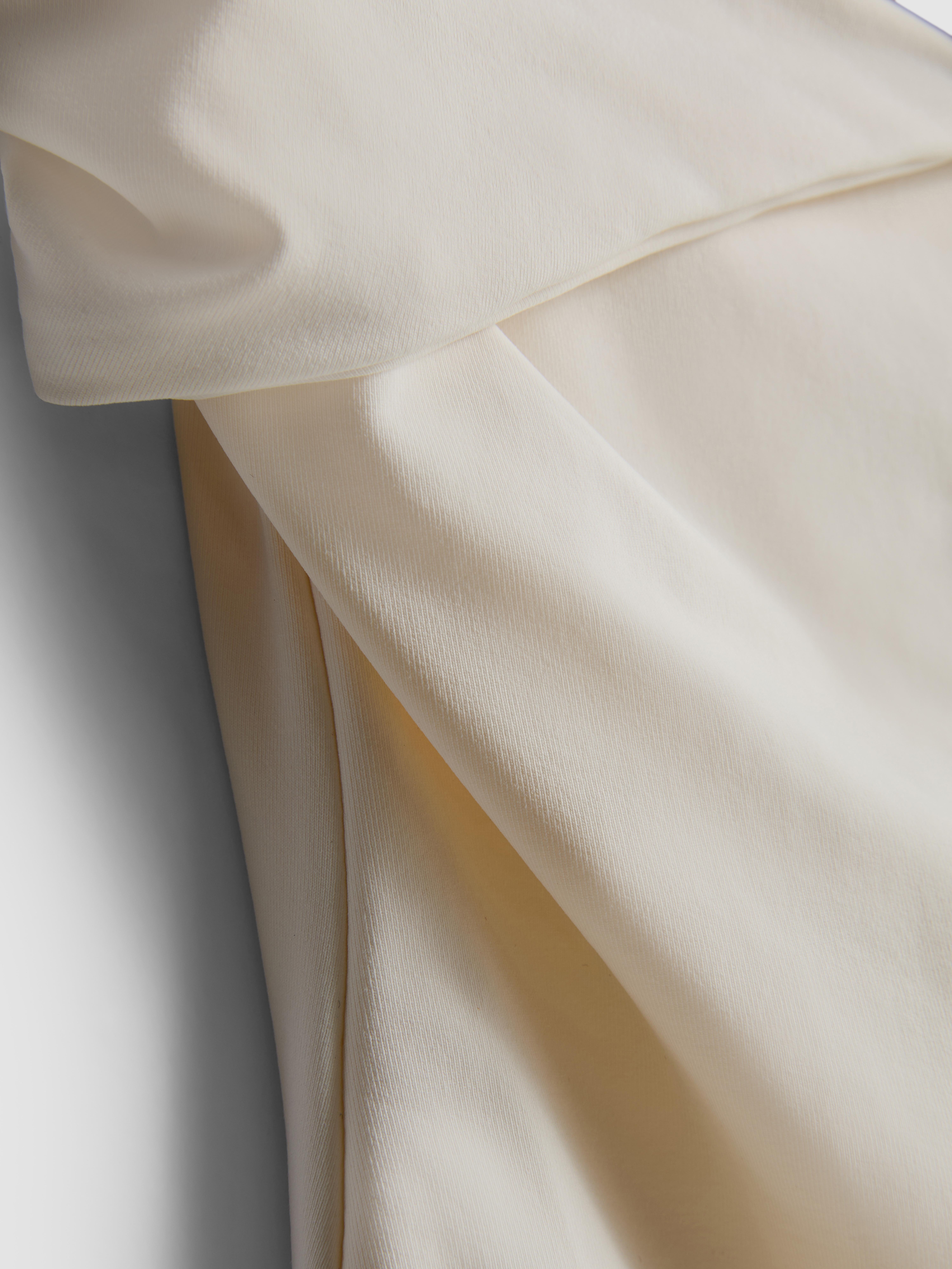 Women's White Shell Hardware Bandeau Swimsuit