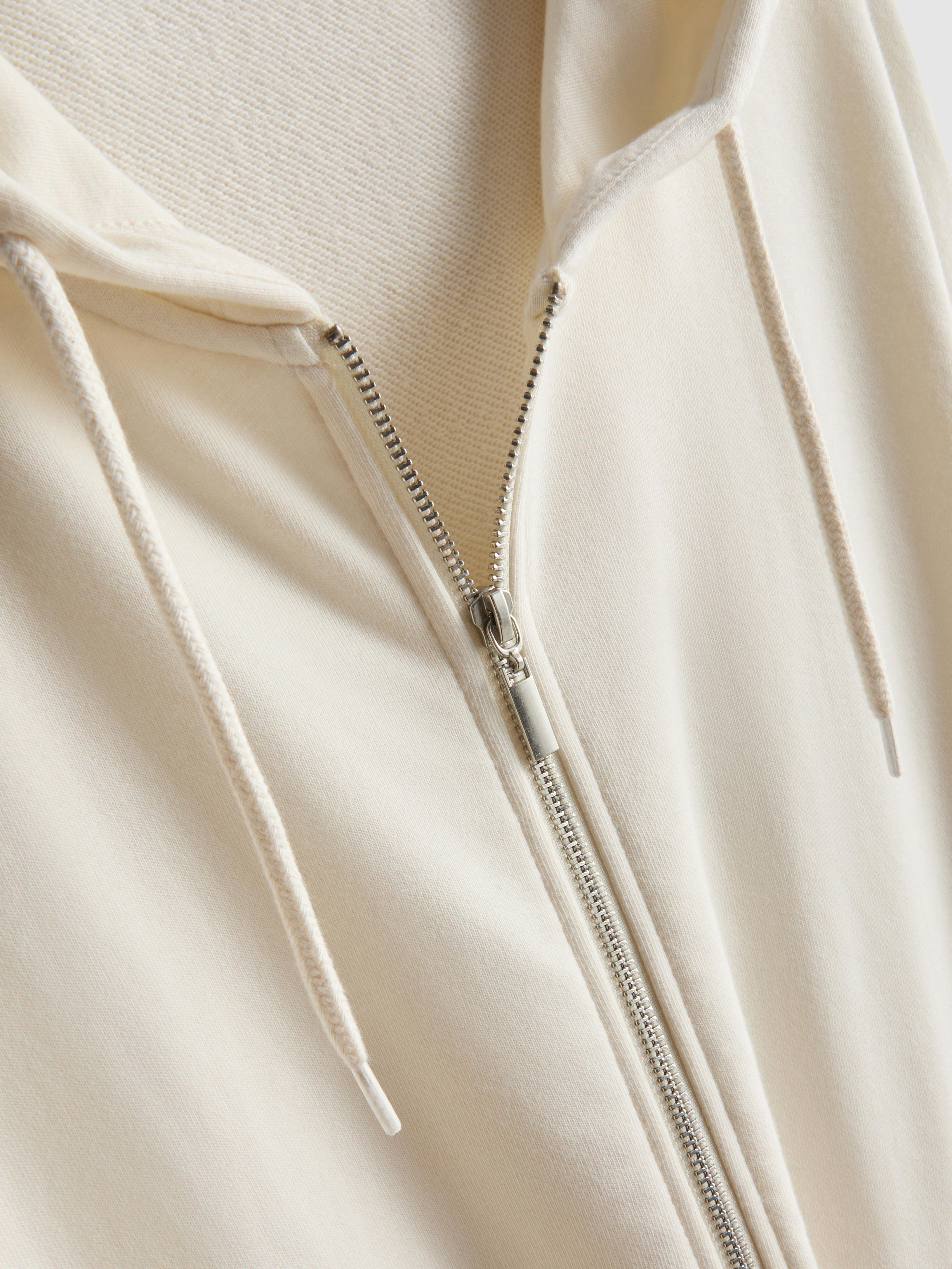 Women's Ivory The Primark Scene | Oversized Zip-Up Hoodie