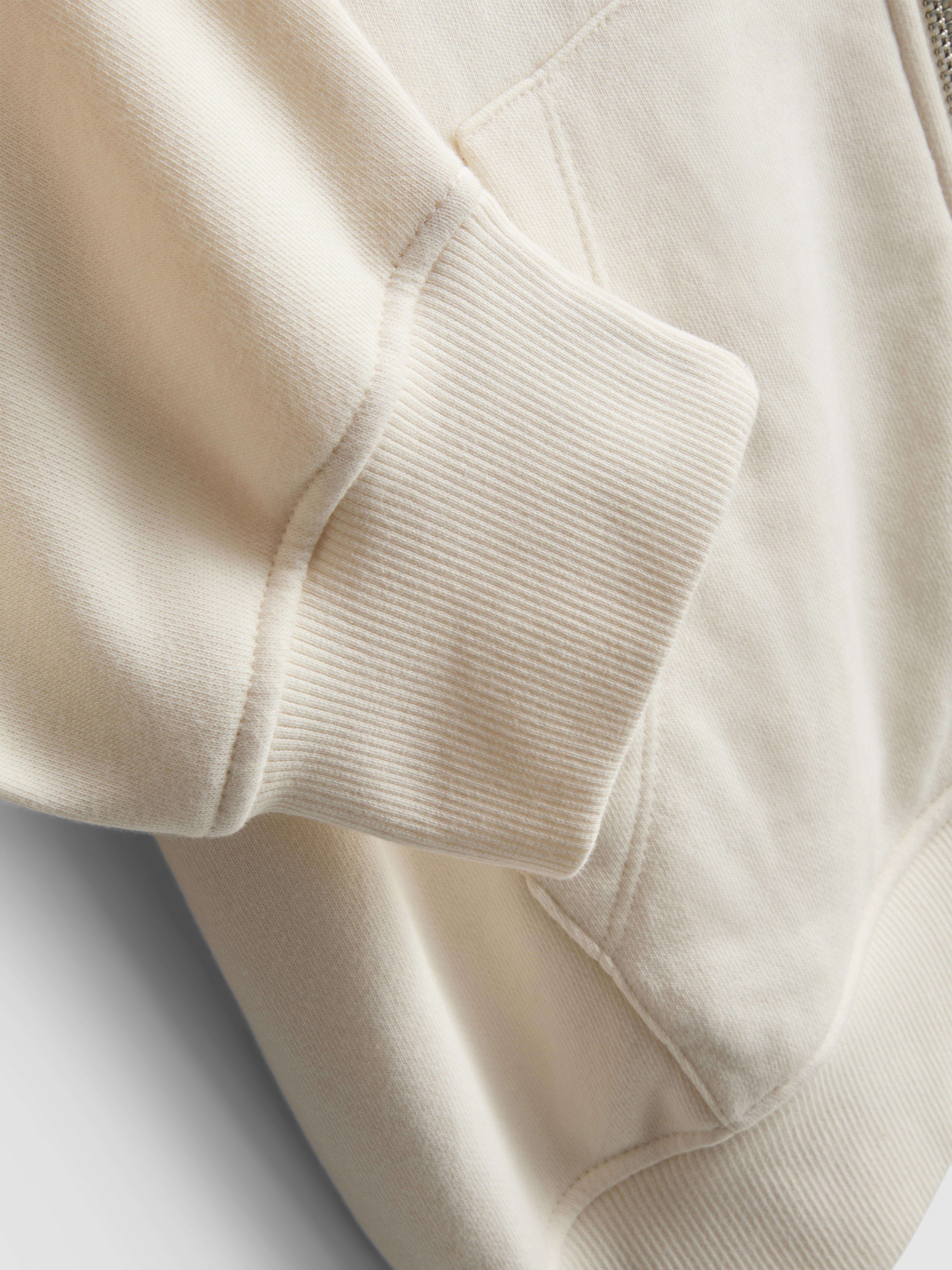 Women's Ivory The Primark Scene | Oversized Zip-Up Hoodie