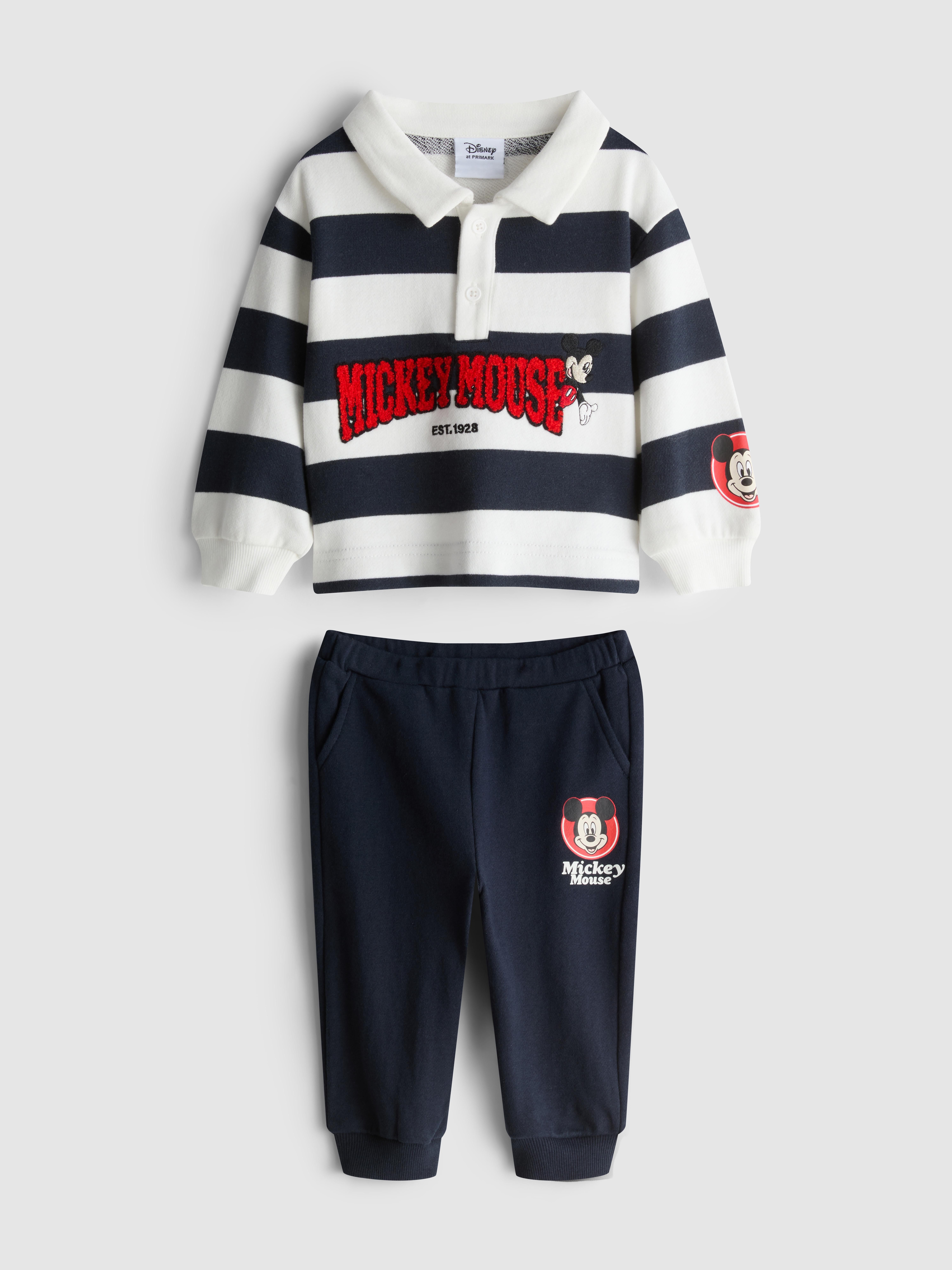 0-36mths | Disney’s Mickey Mouse Rugby Shirt and Joggers Set