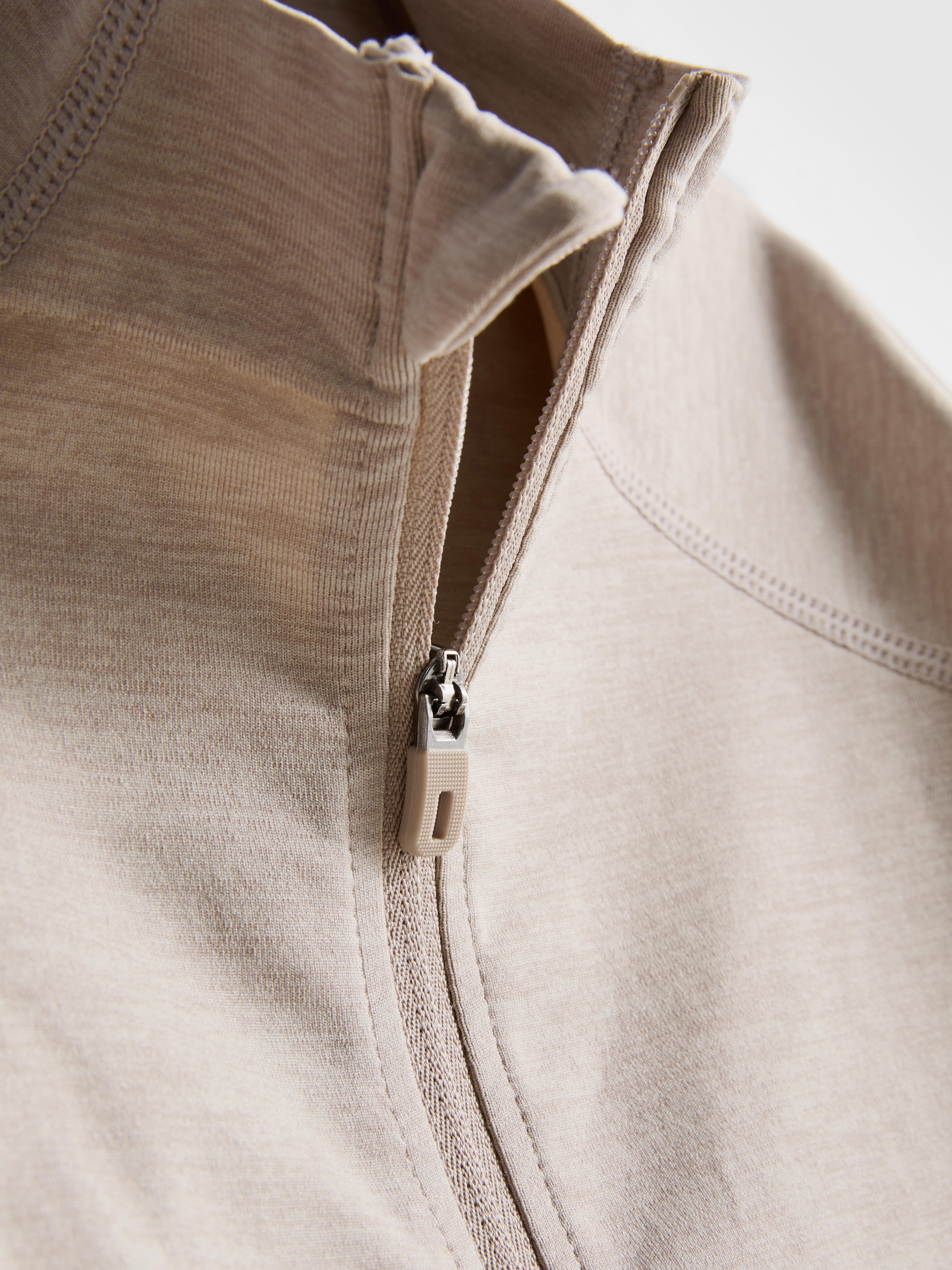 Giacca con zip senza cuciture
