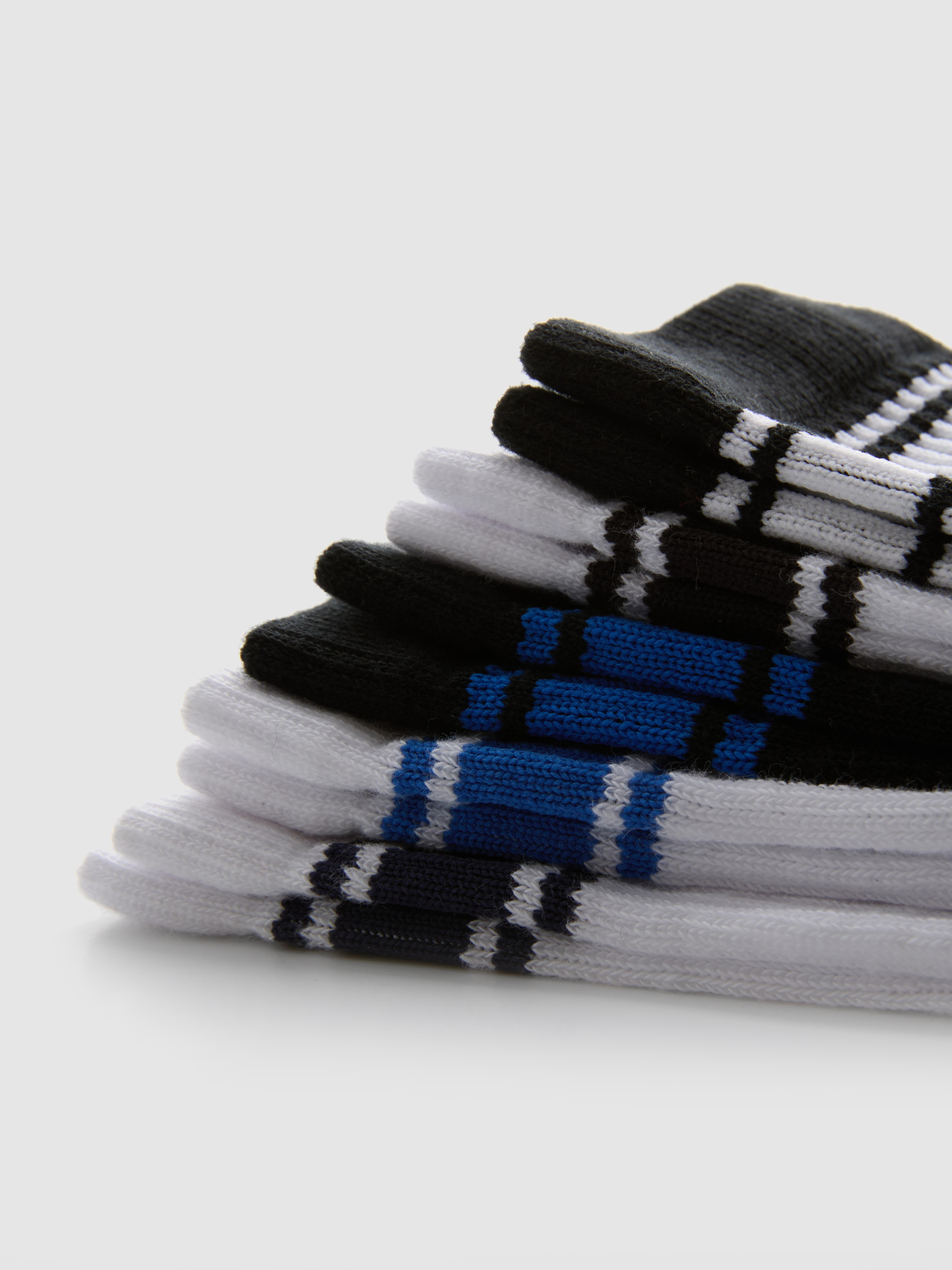5-Pack Striped Sports Socks