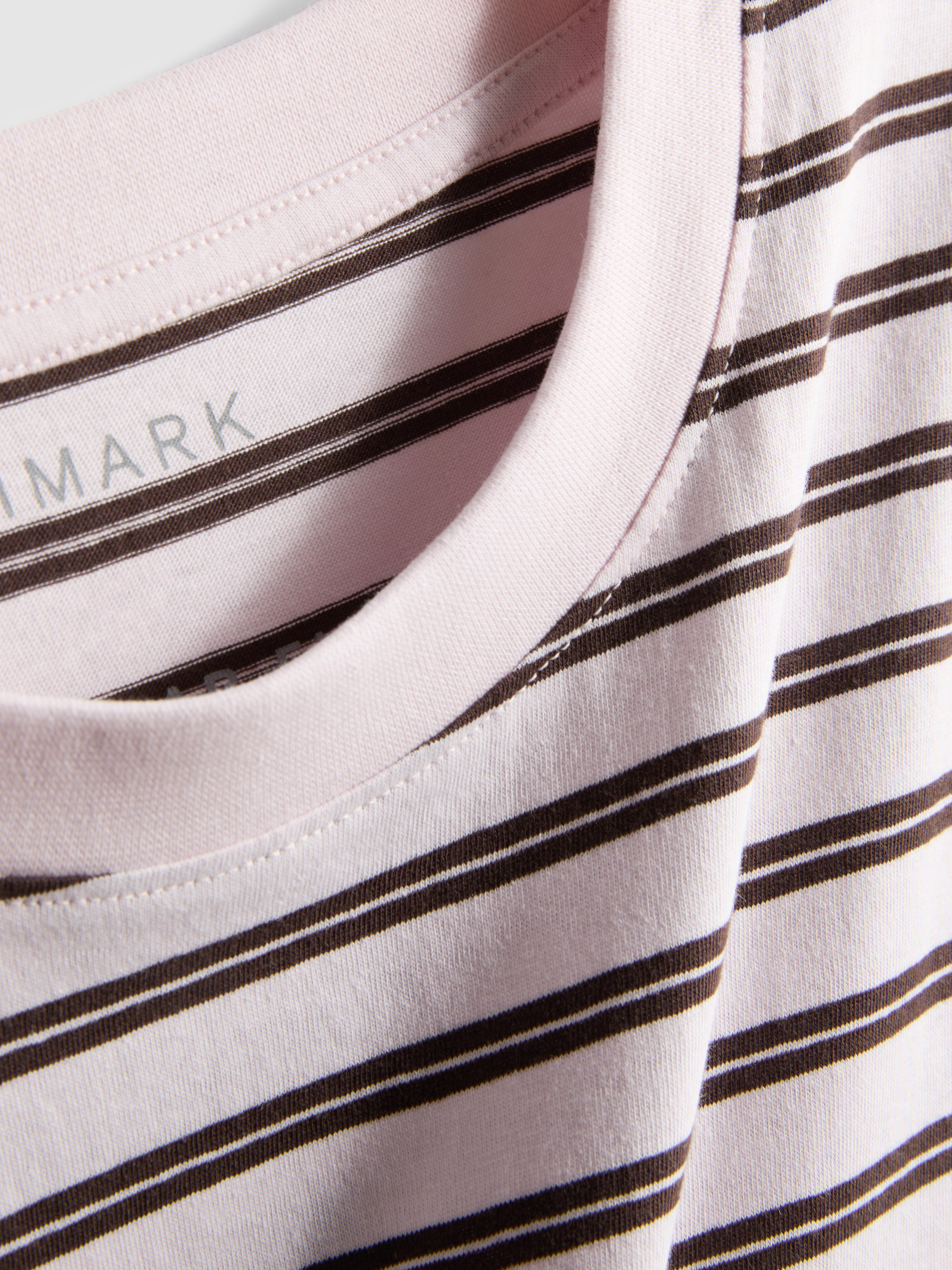Striped Cotton Crewneck Tee