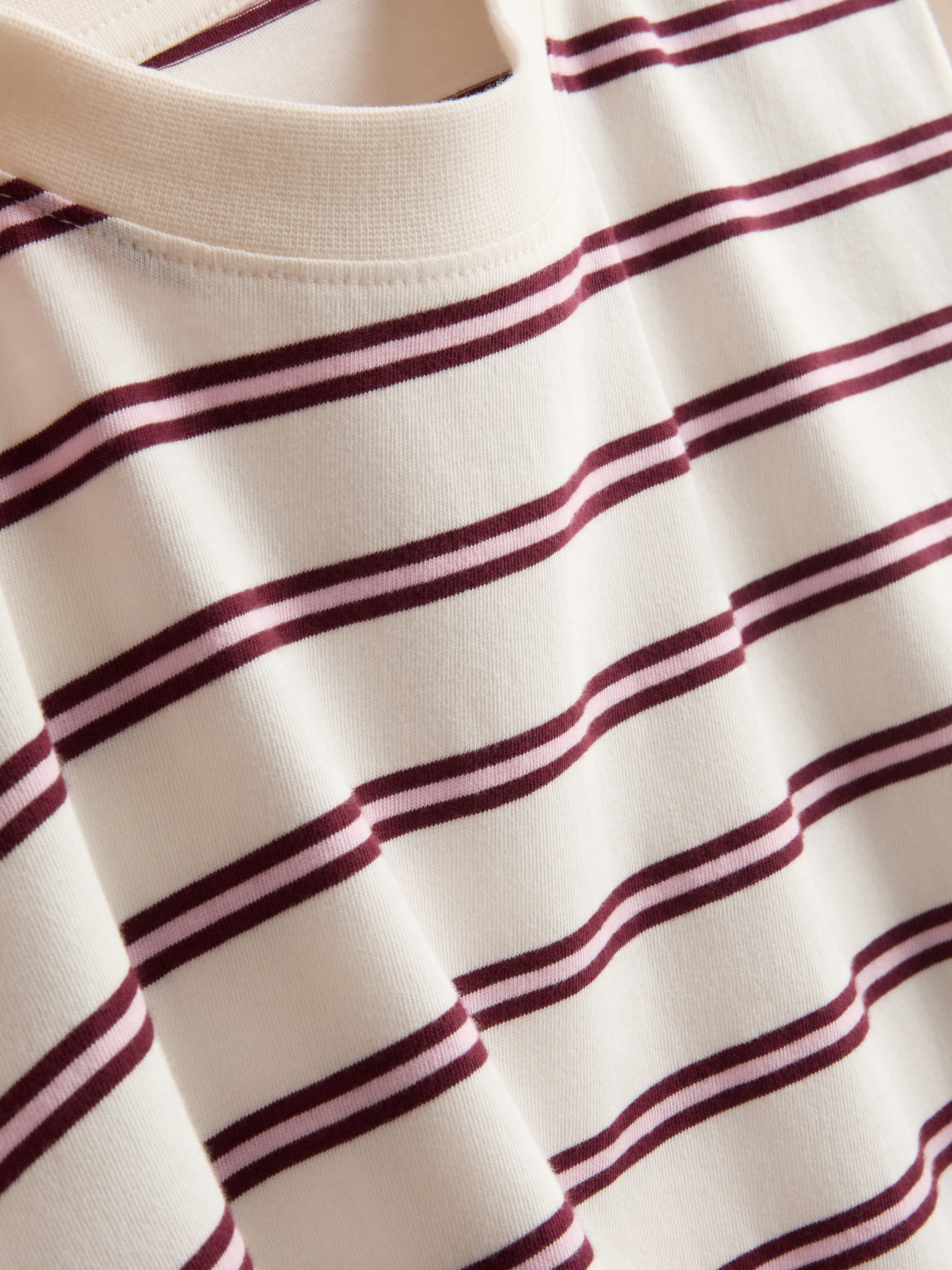 Striped Cotton Crewneck Tee