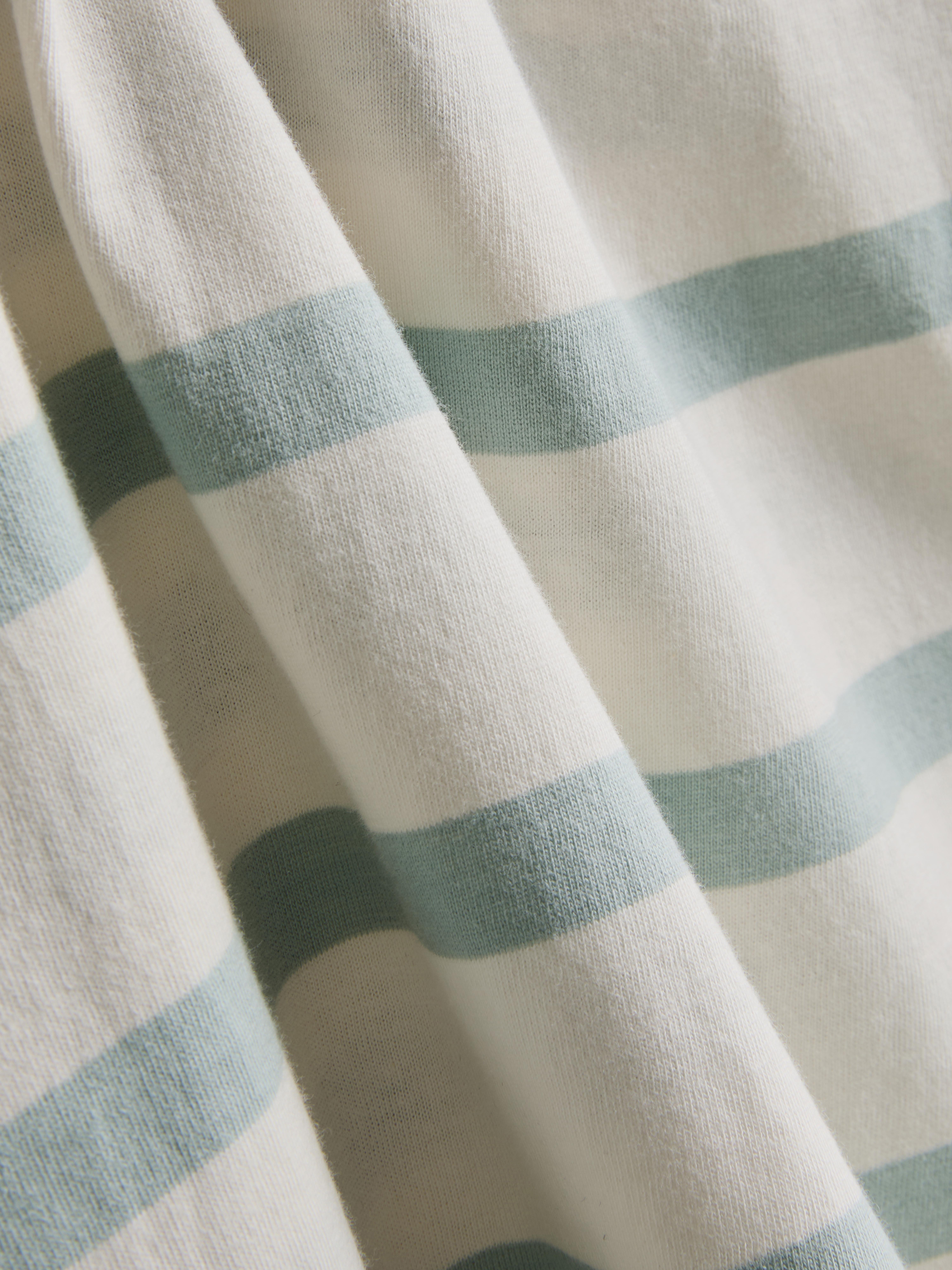 Striped Cotton Crewneck Tee