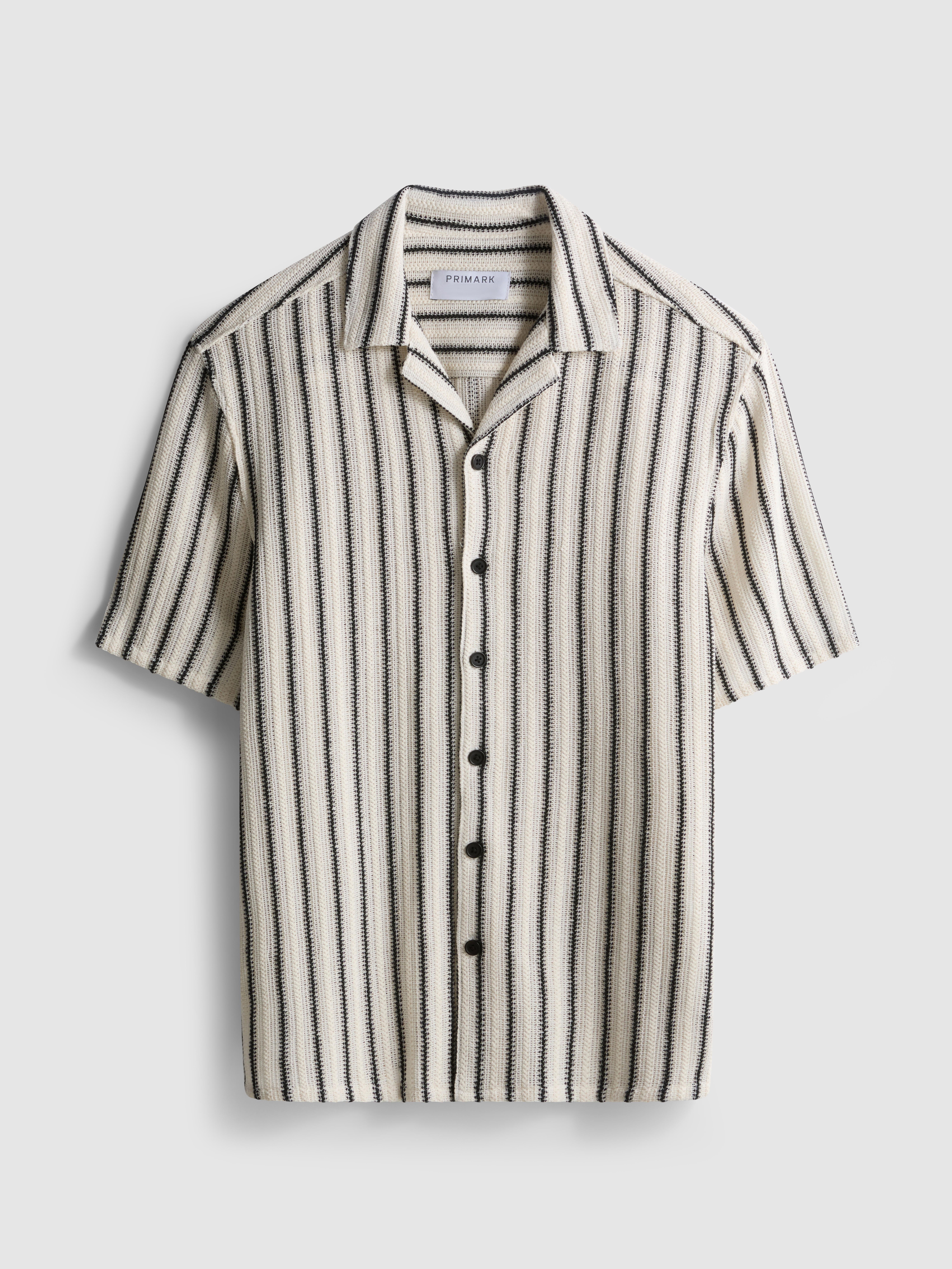 Stripe Crochet Shirt