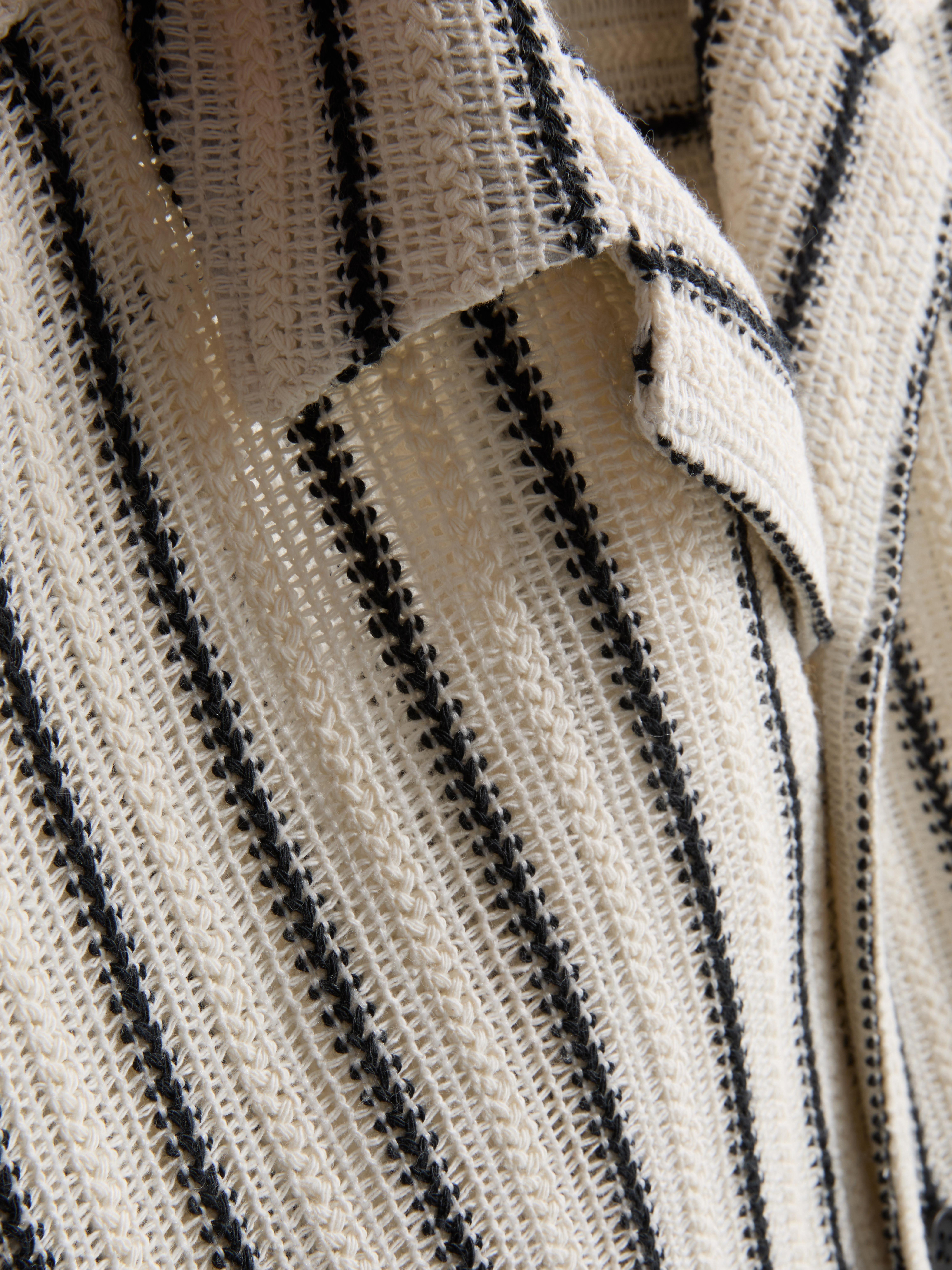 Stripe Crochet Shirt