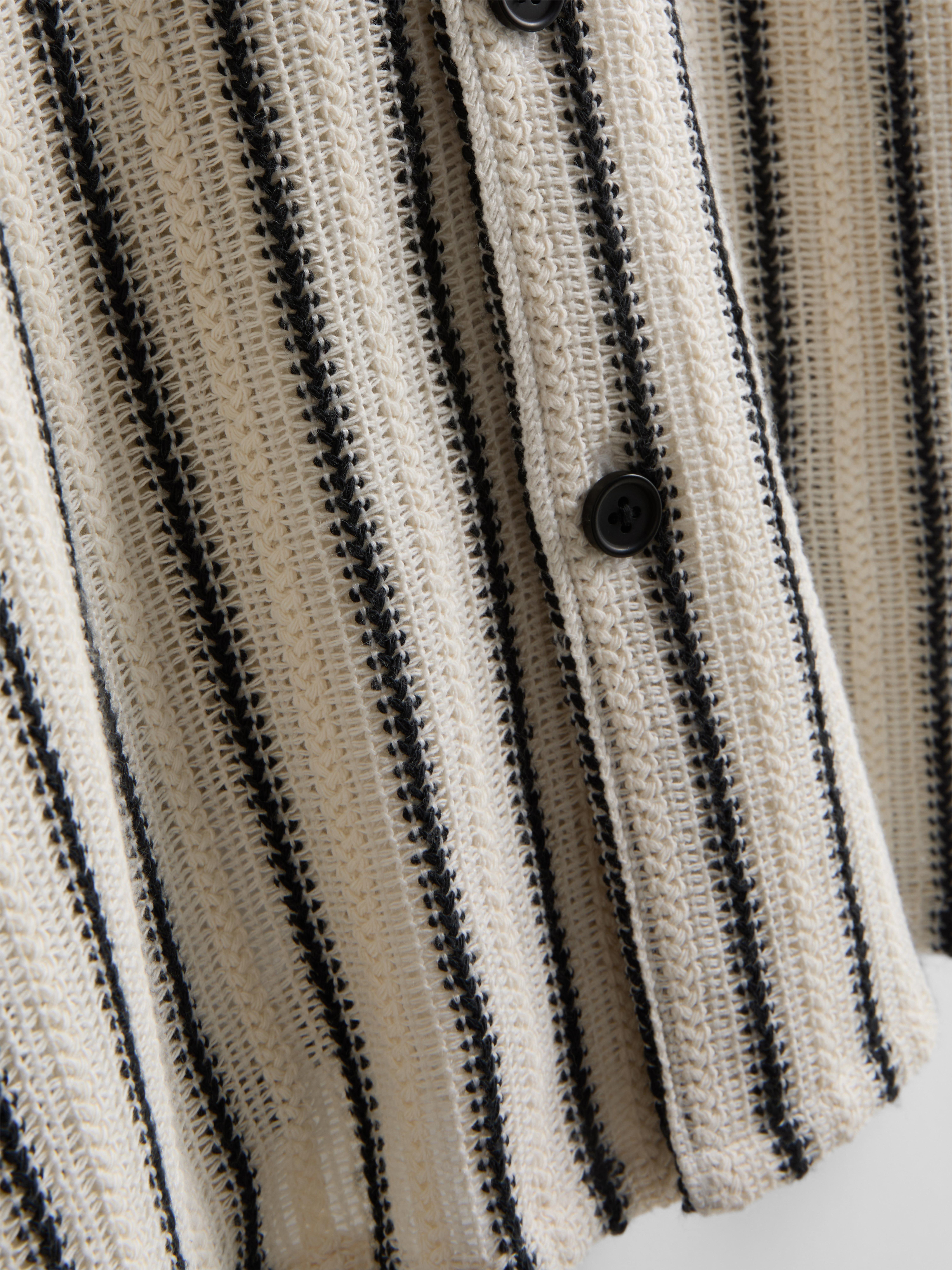 Stripe Crochet Shirt