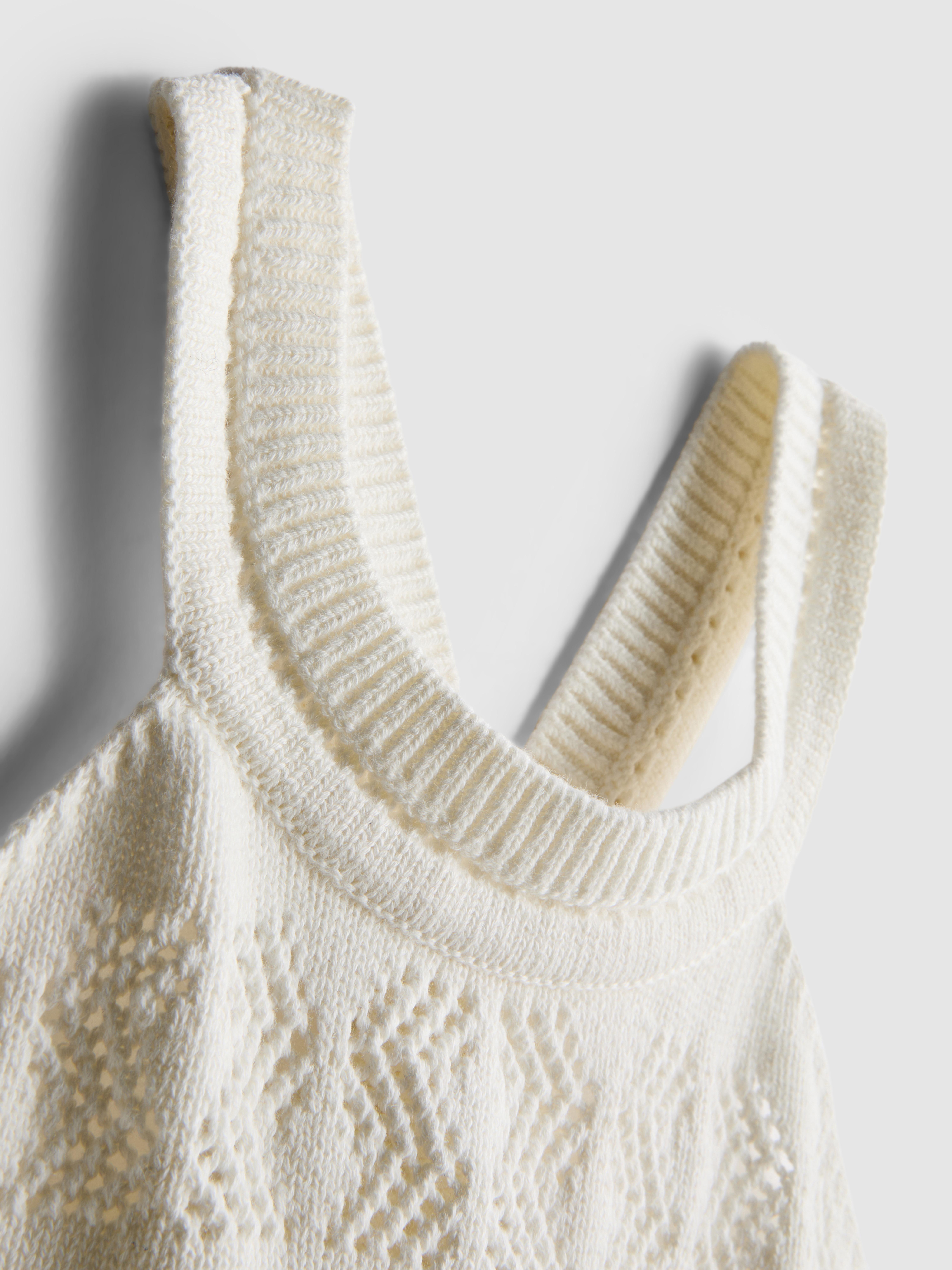 Top smanicato in maglia di cotone By Coleen