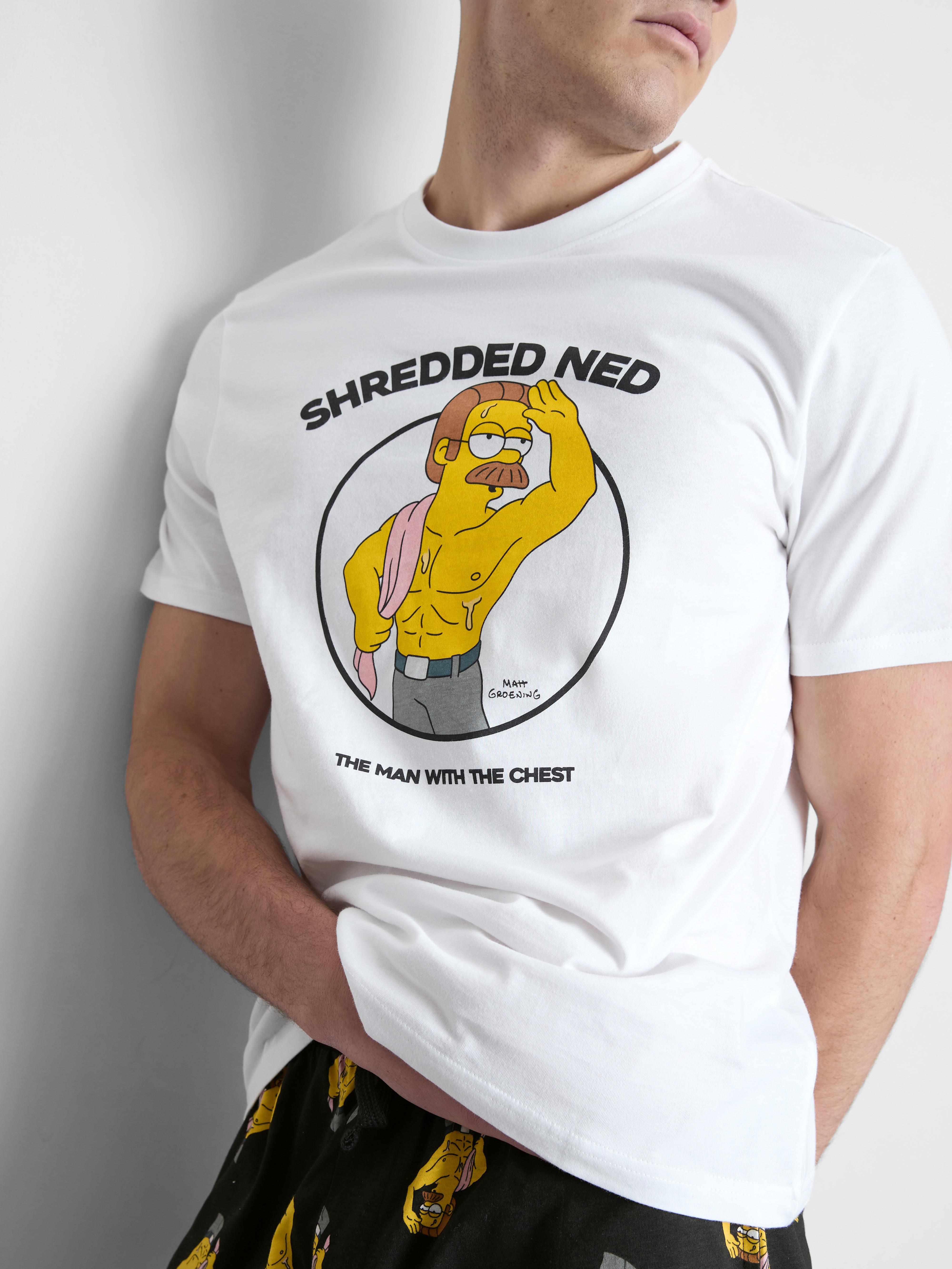 The Simpsons Shredded Ned Pajama Set