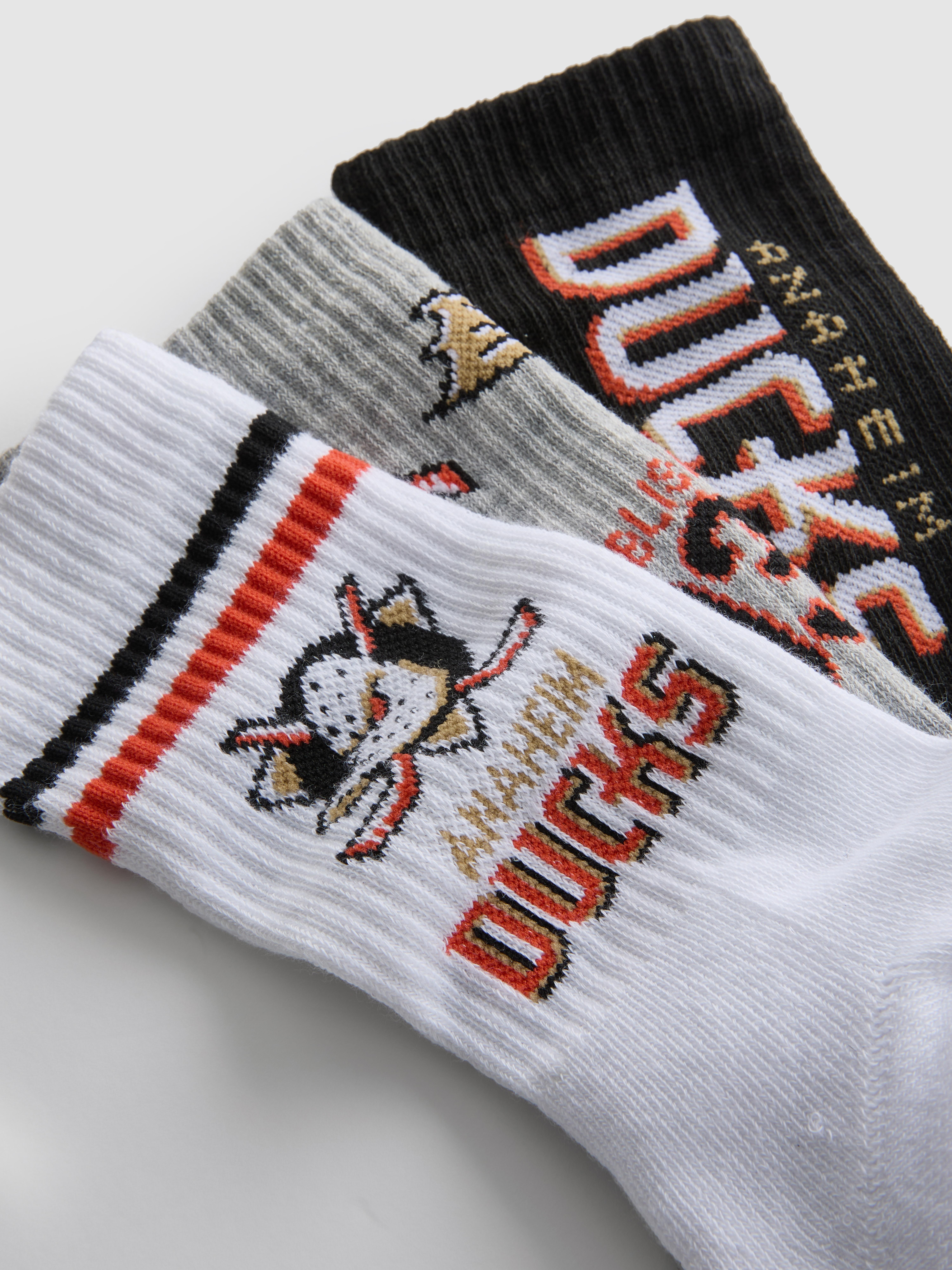 3pk NHL Anaheim Ducks Crew Socks