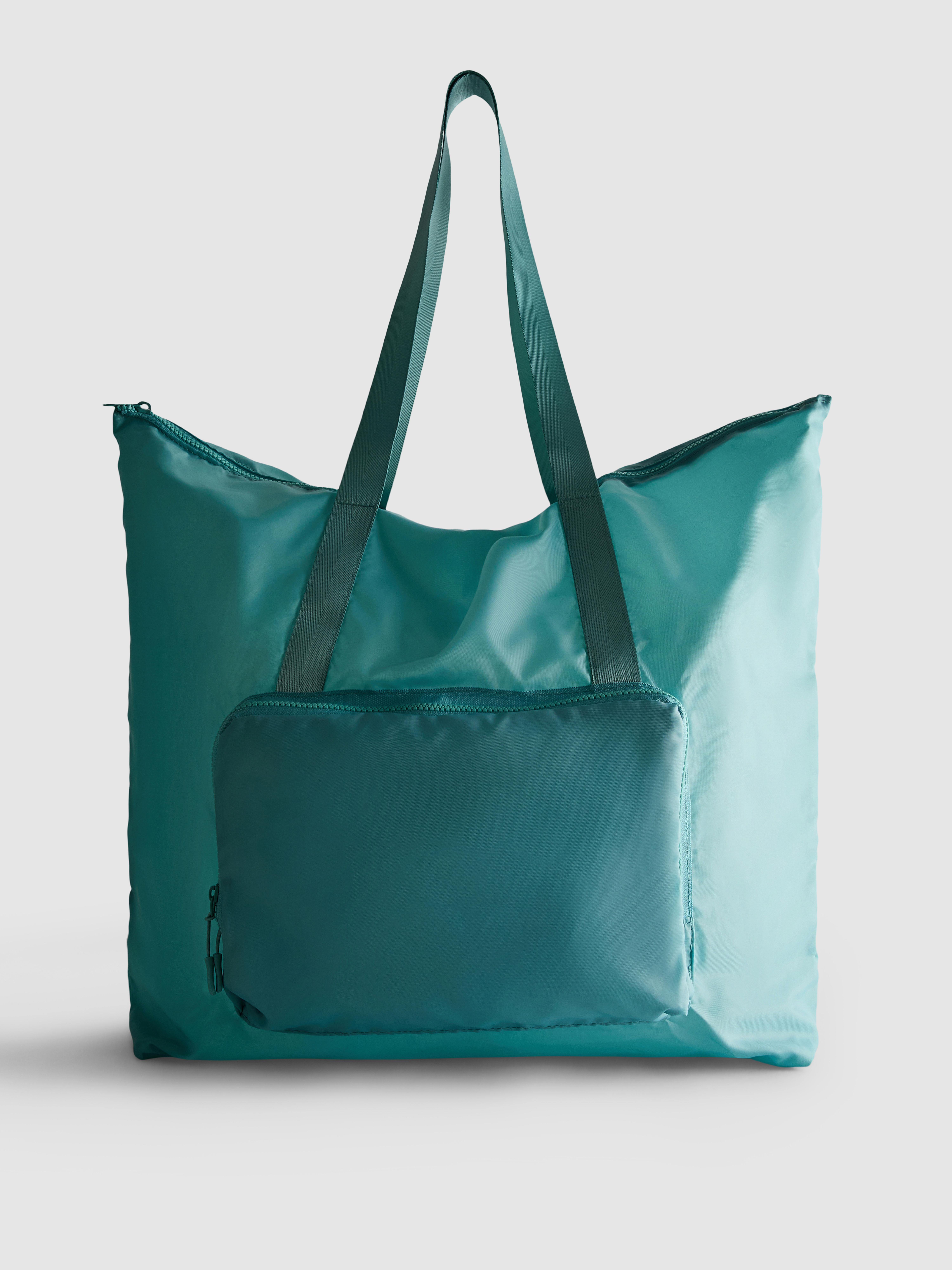 Women's Blue Pack and Go Shopper Bag