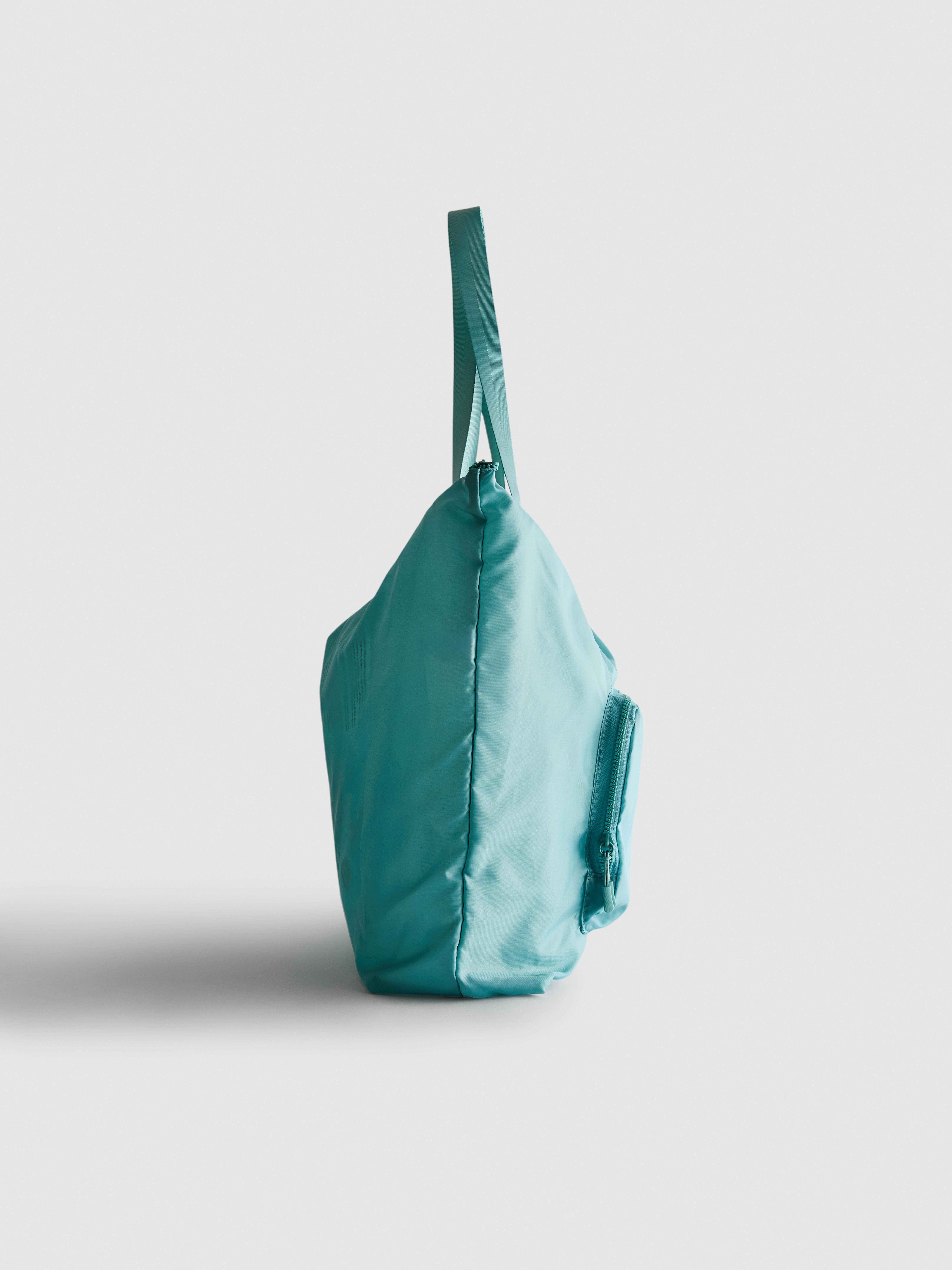 Women's Blue Pack and Go Shopper Bag