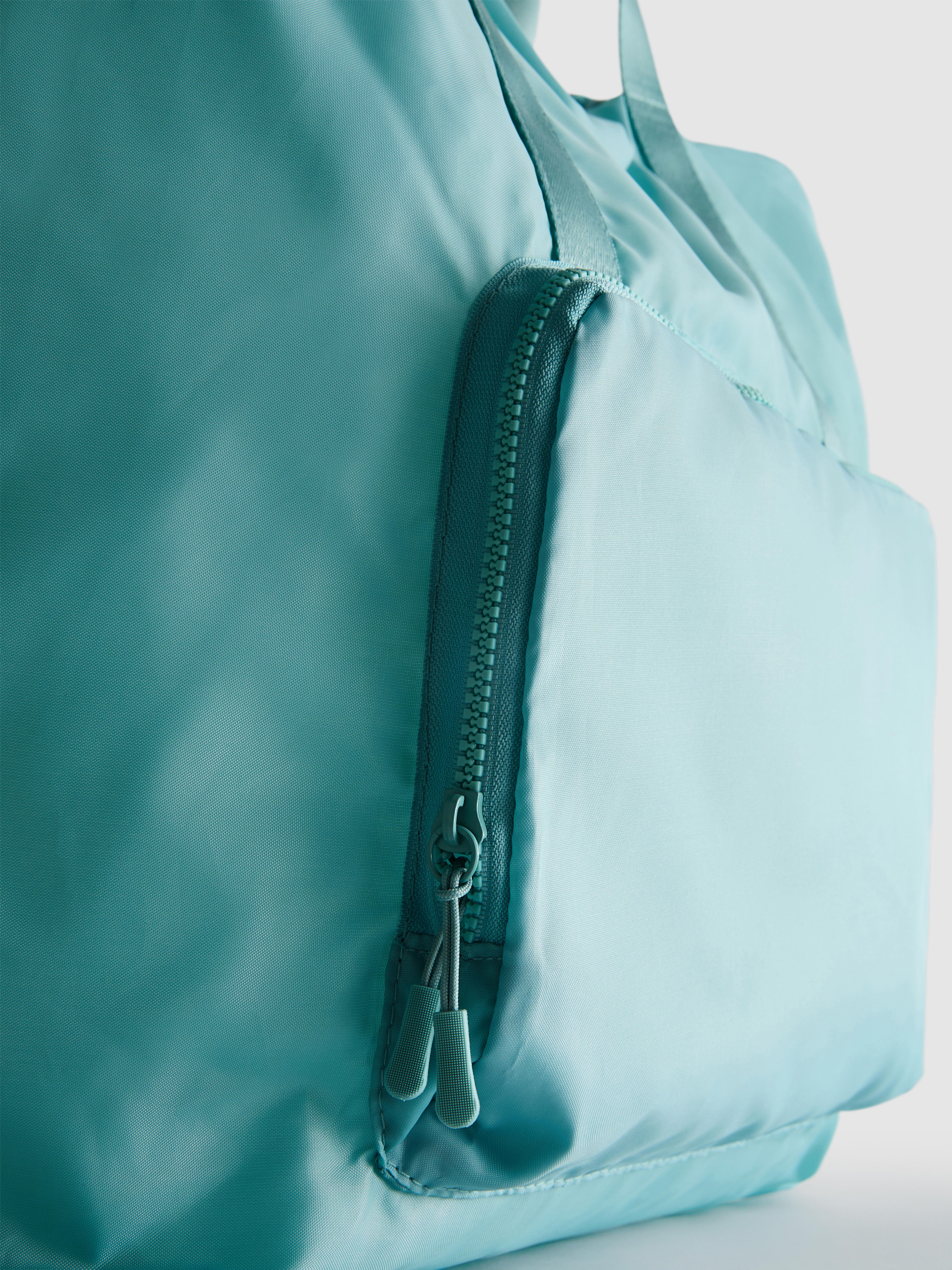 Women's Blue Pack and Go Shopper Bag